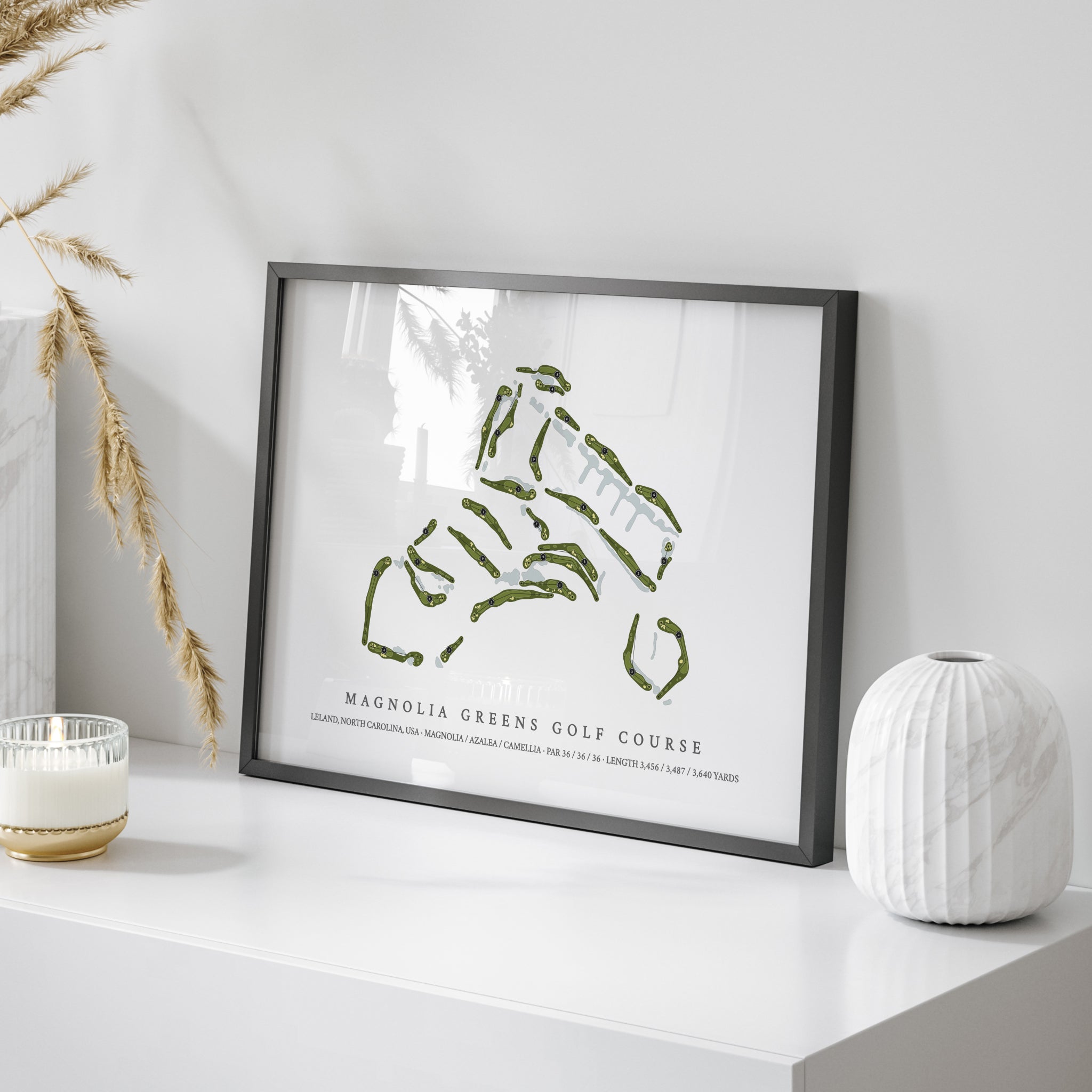 Magnolia Greens Golf Course | Golf Course Map | On Table