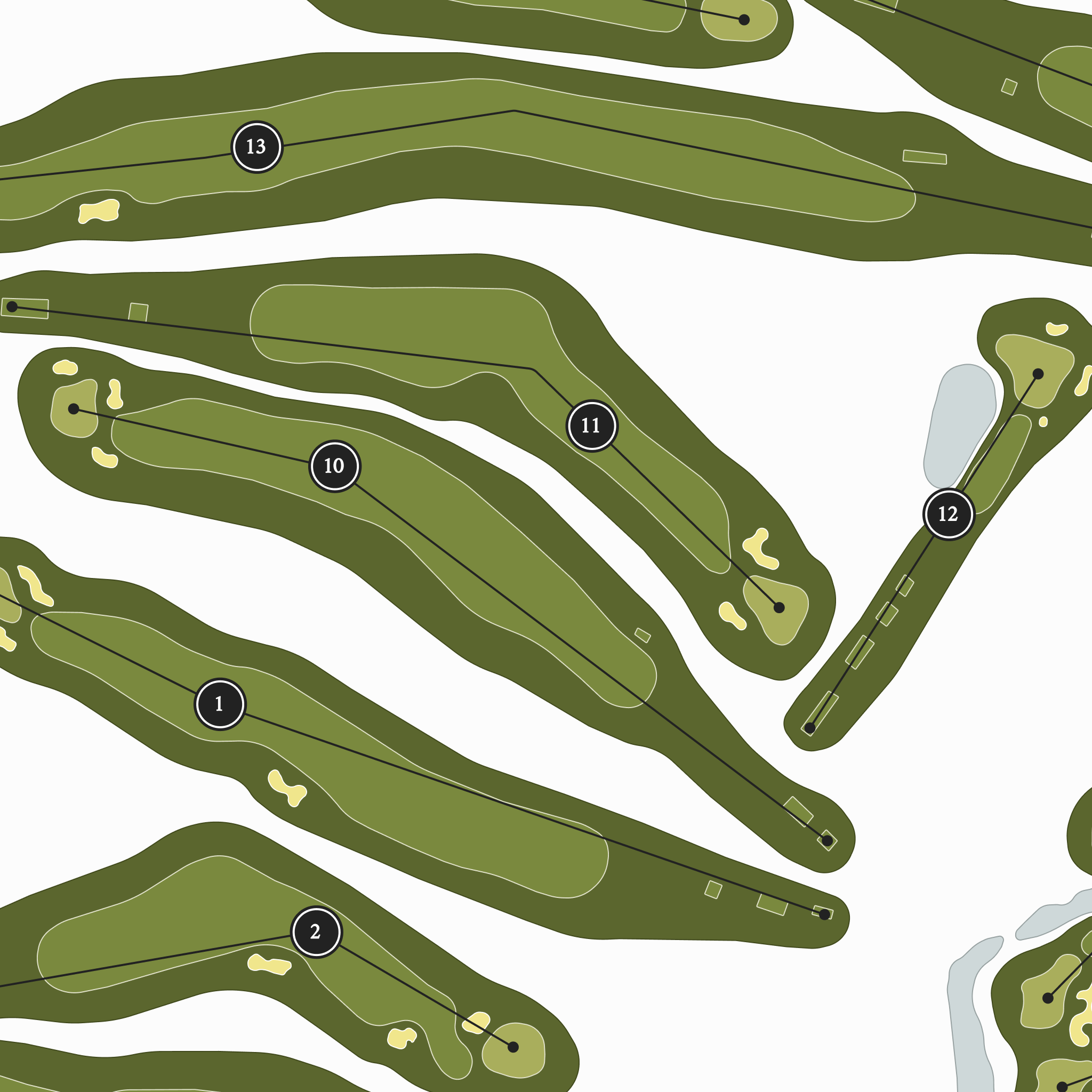 Manito Golf & Country Club | Golf Course Map | Close Up