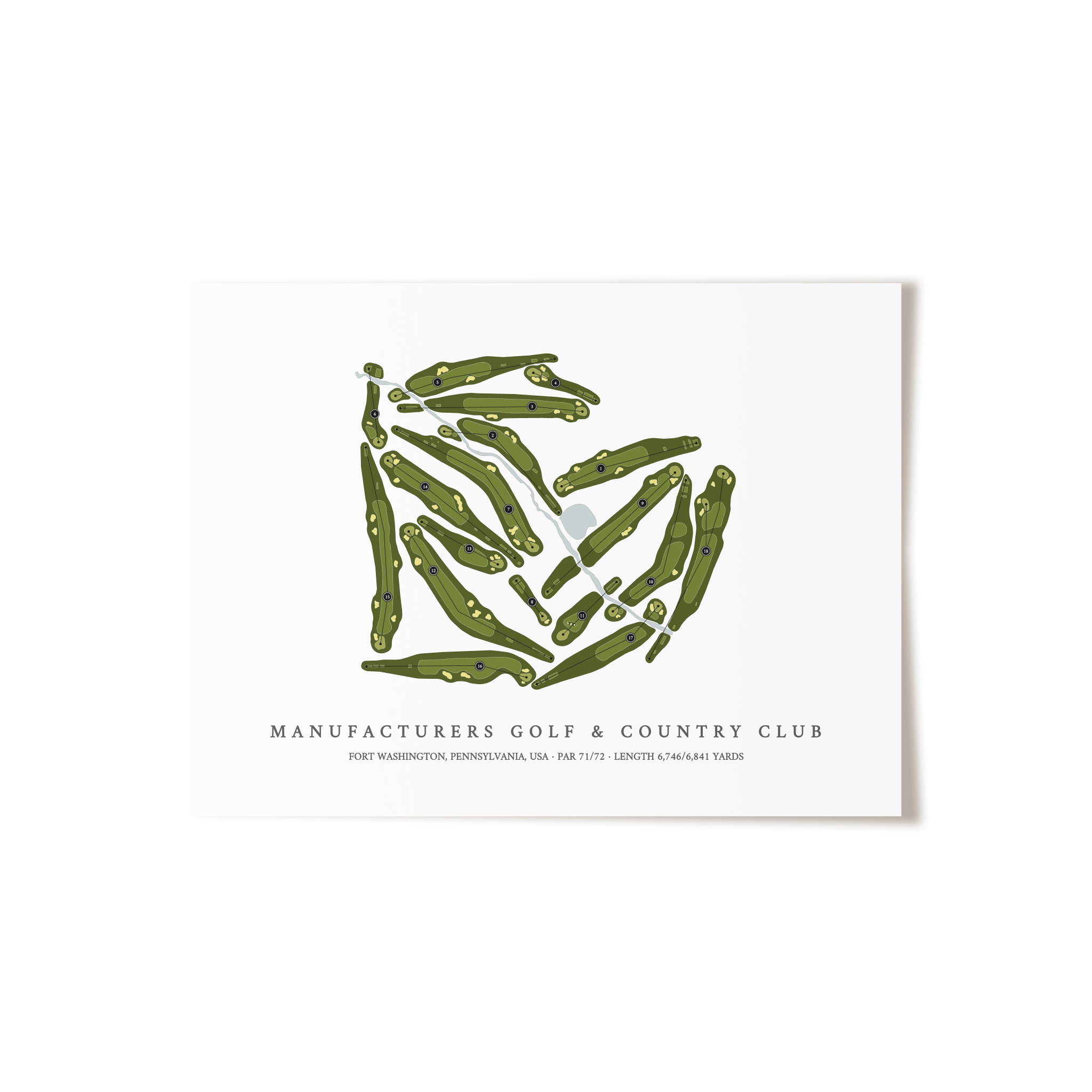 Manufacturers Golf & Country Club | Golf Course Print | Unframed