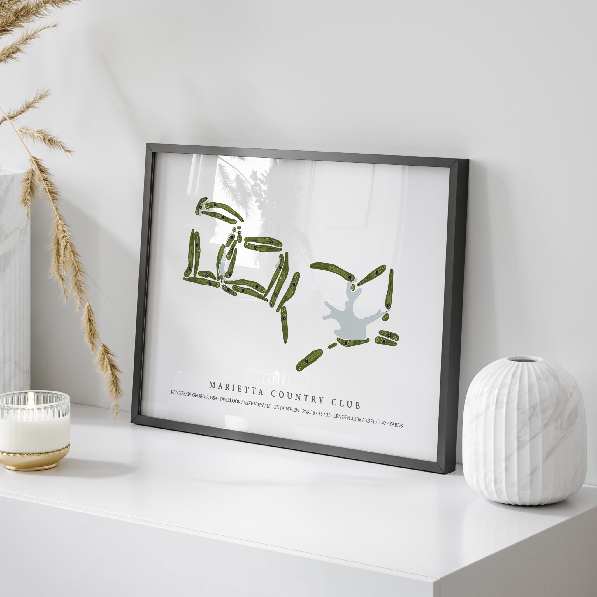 Marietta Country Club | Golf Course Map | On+Table