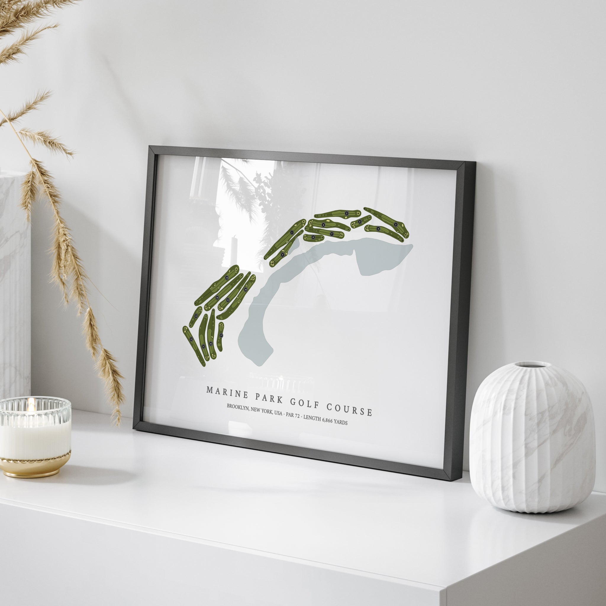 Marine Park Golf Course | Golf Course Map | On Table