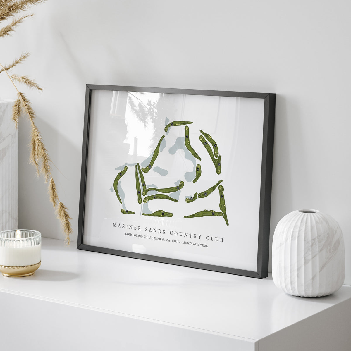 Mariner Sands Country Club - Gold Course | Golf Course Map | On Table