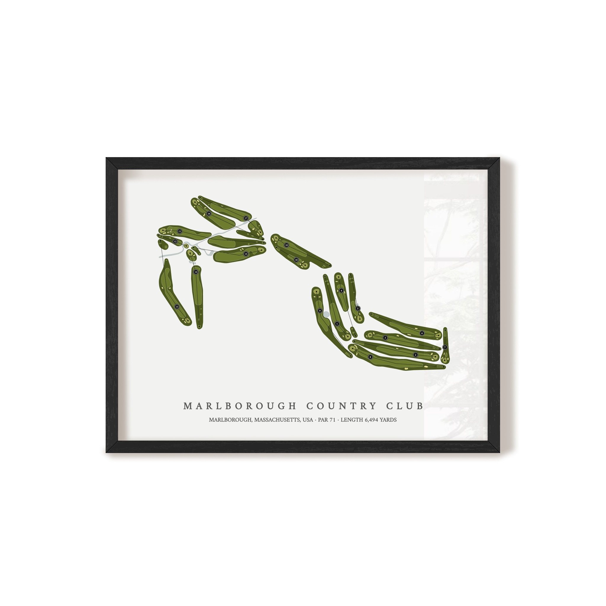Marlborough Country Club | Golf Course Print | Black+Frame