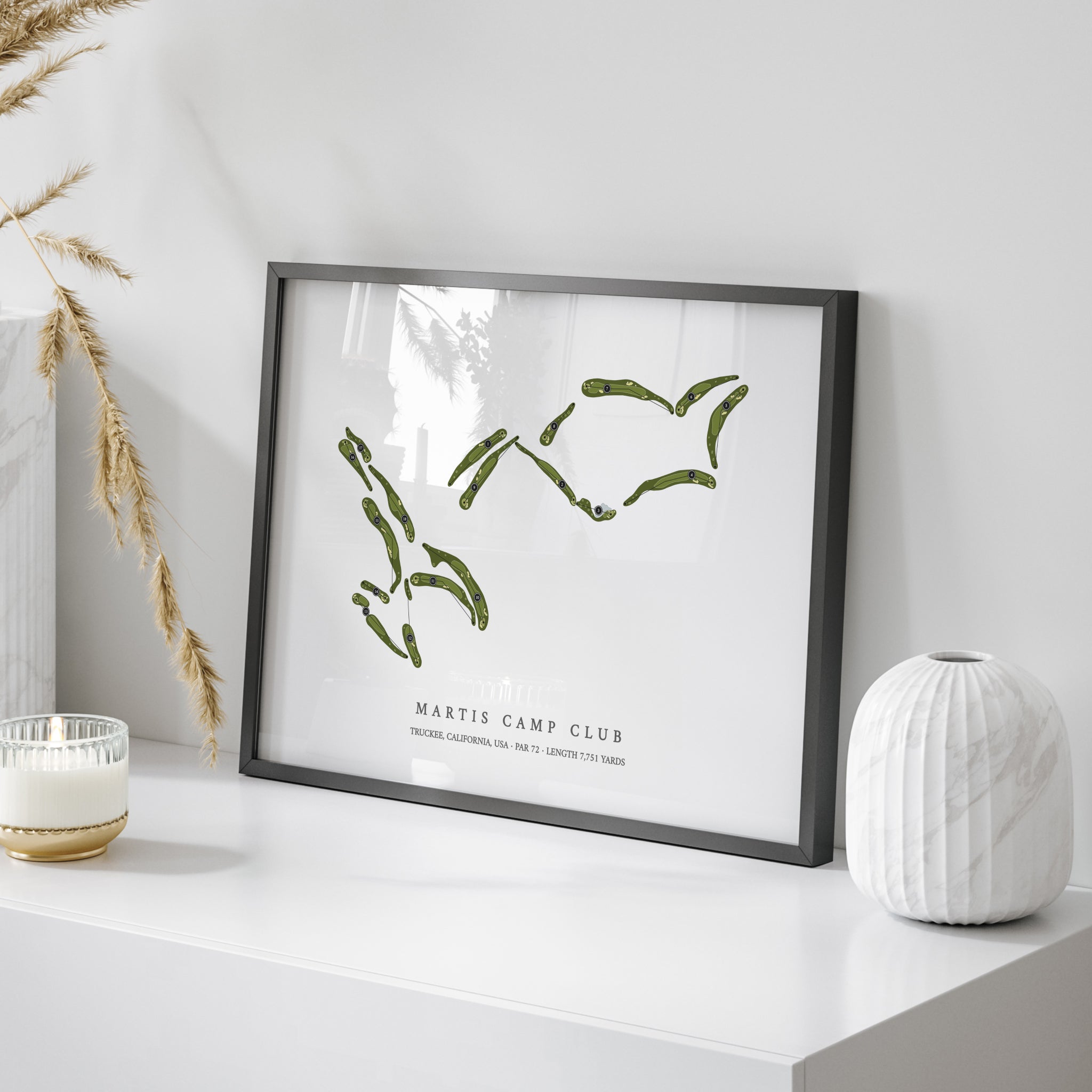 Martis Camp Club | Golf Course Map | On Table