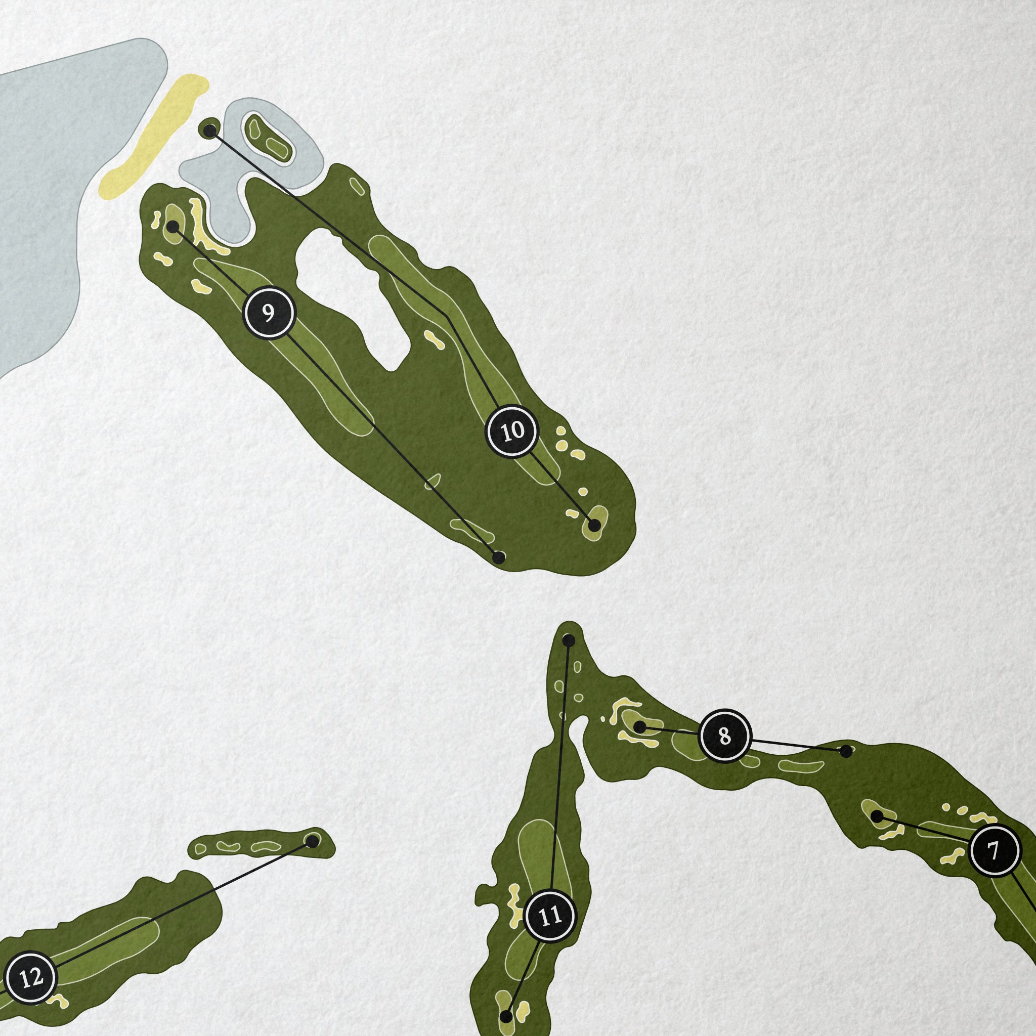 Mauna Lani Resort - North Course | Golf Course Map | Close+Up