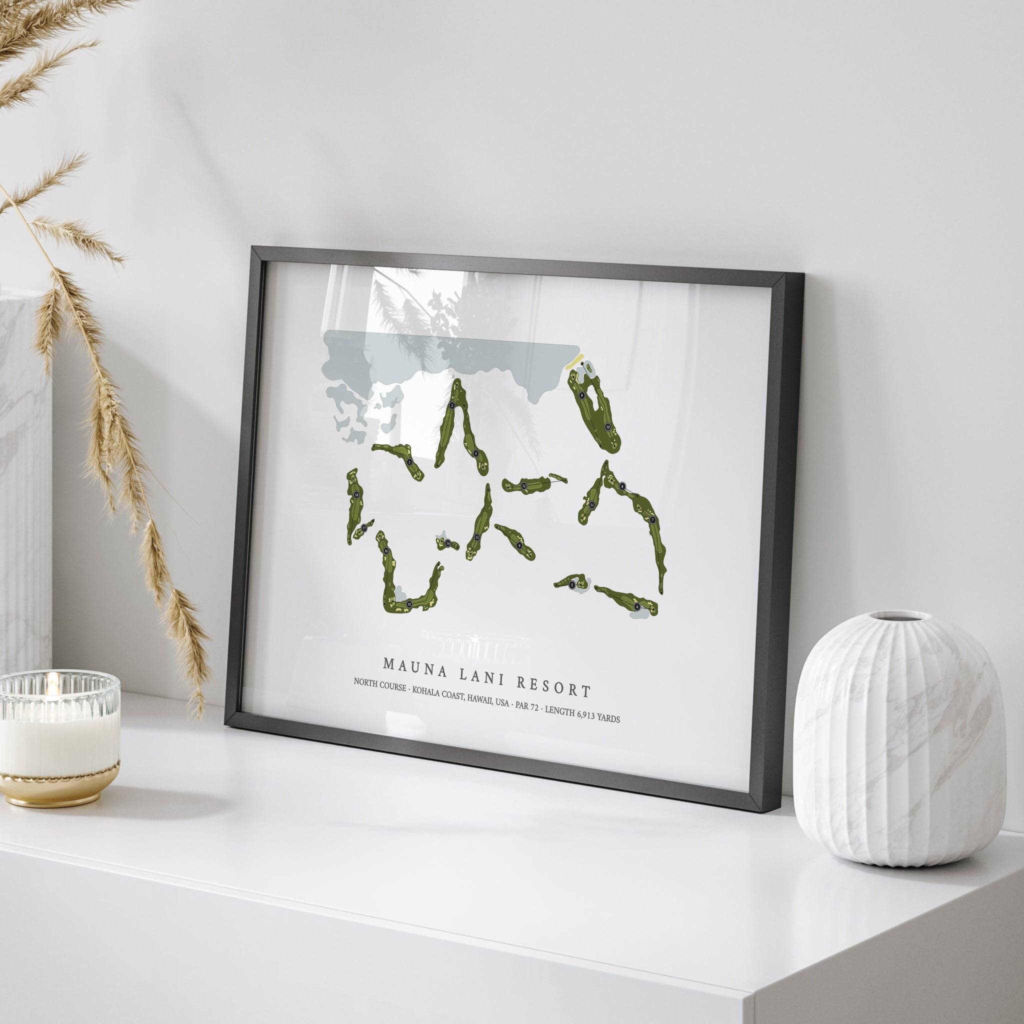 Mauna Lani Resort - North Course | Golf Course Map | On+Table