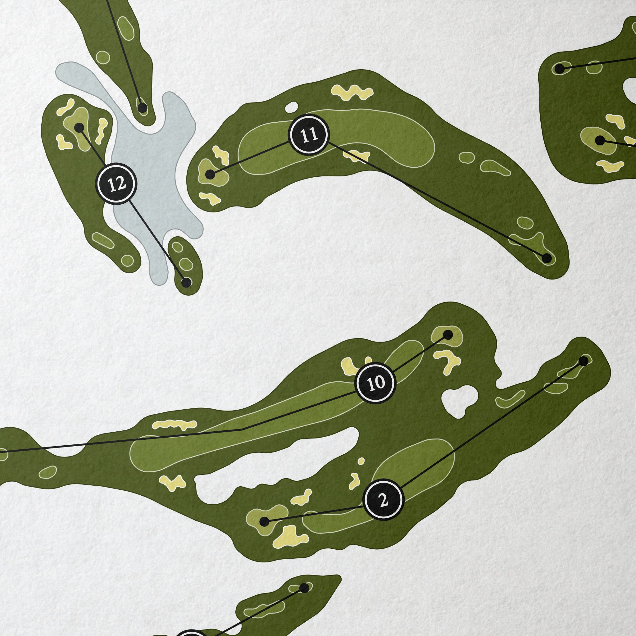 Mauna Lani Resort - South Course | Golf Course Map | Close+Up