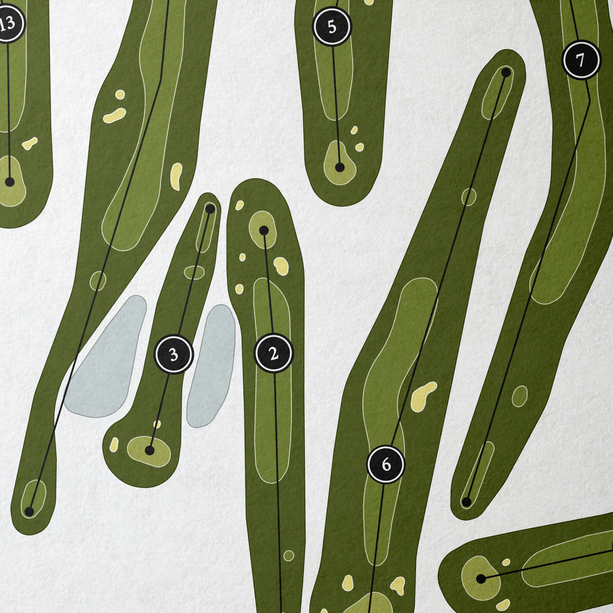 Mayfair Country Club | Golf Course Map | Close+Up