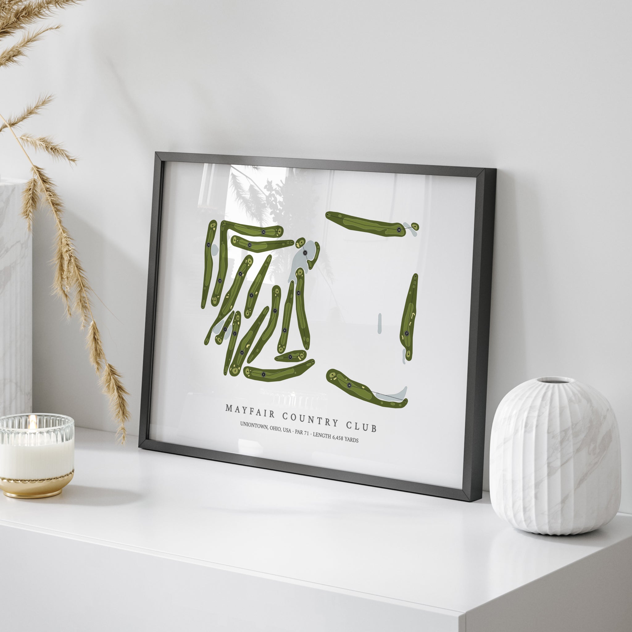 Mayfair Country Club | Golf Course Map | On+Table