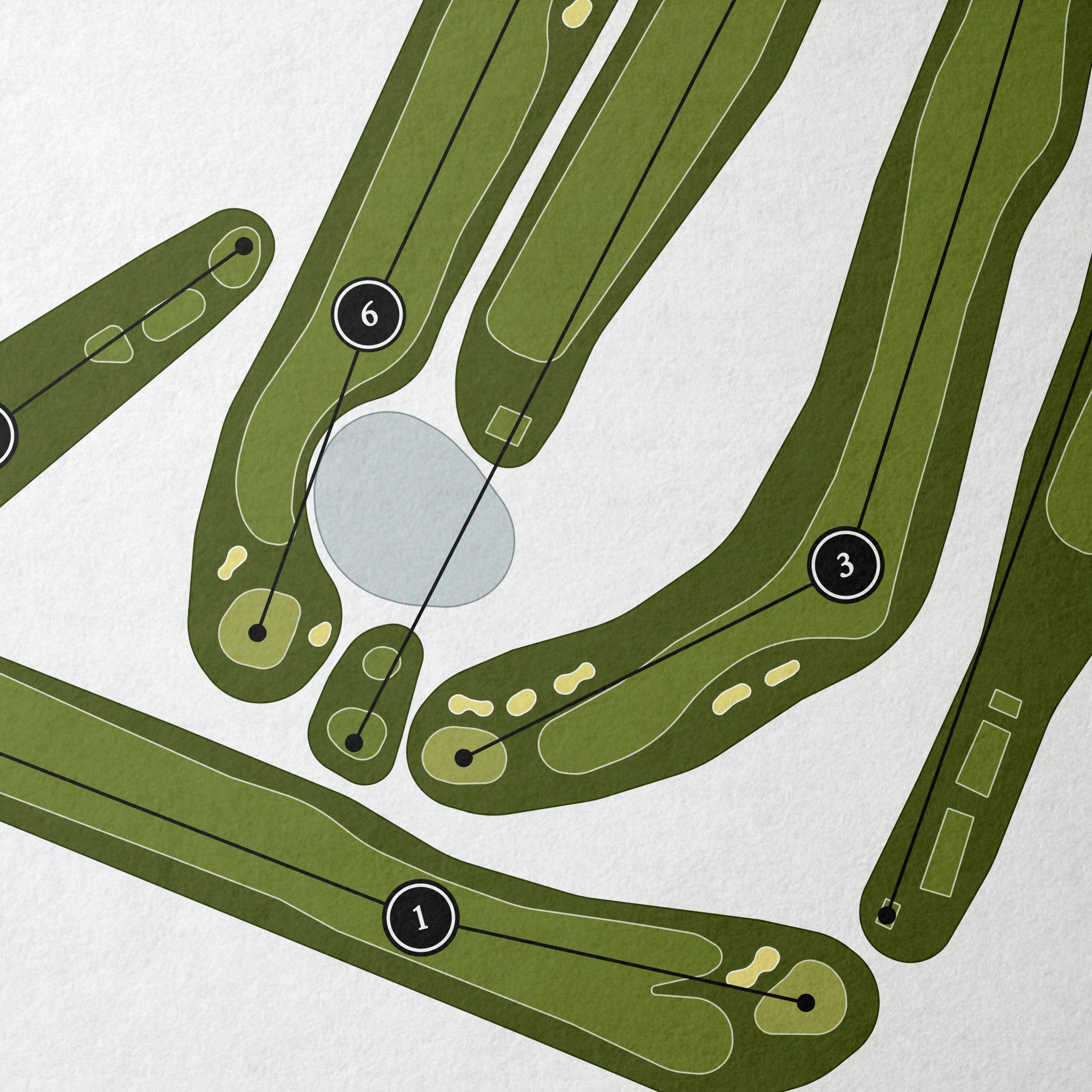 Meadow Brook Golf Club | Golf Course Map | Close+Up