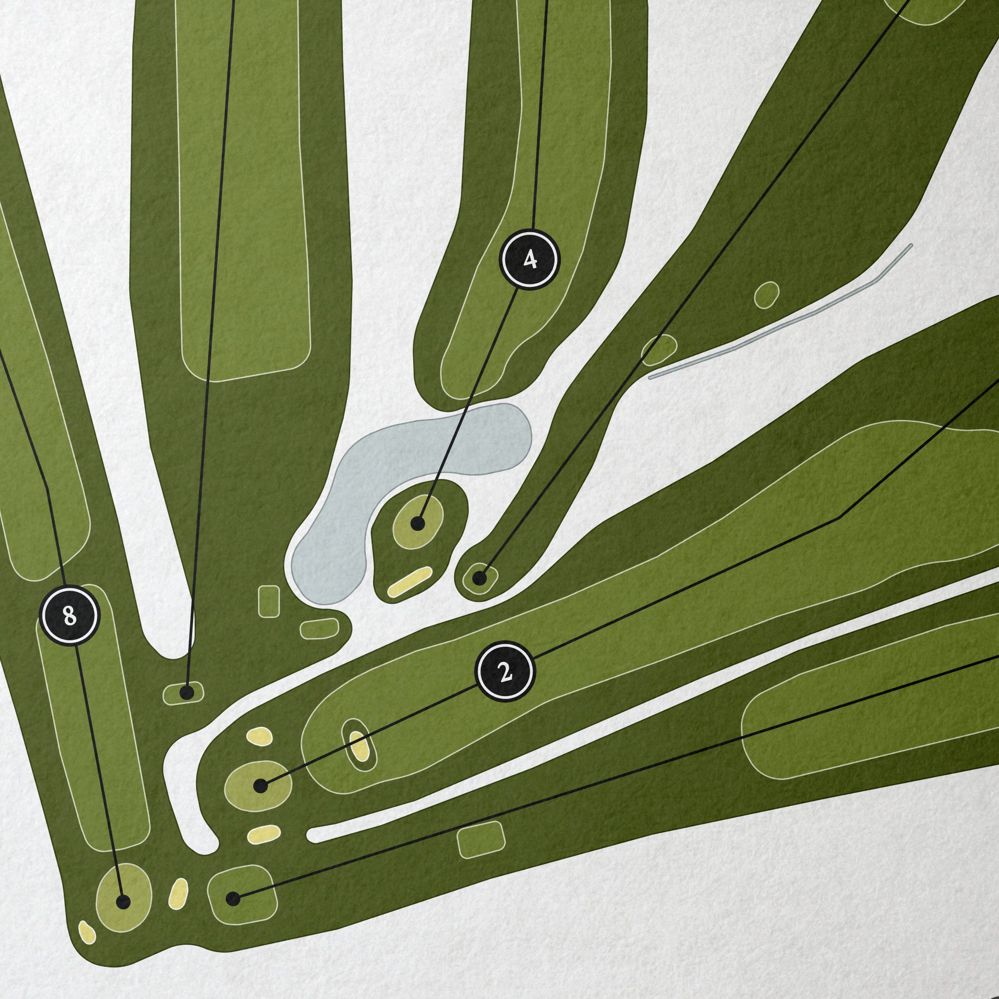 Meadow Woods Country Club | Golf Course Map | Close+Up