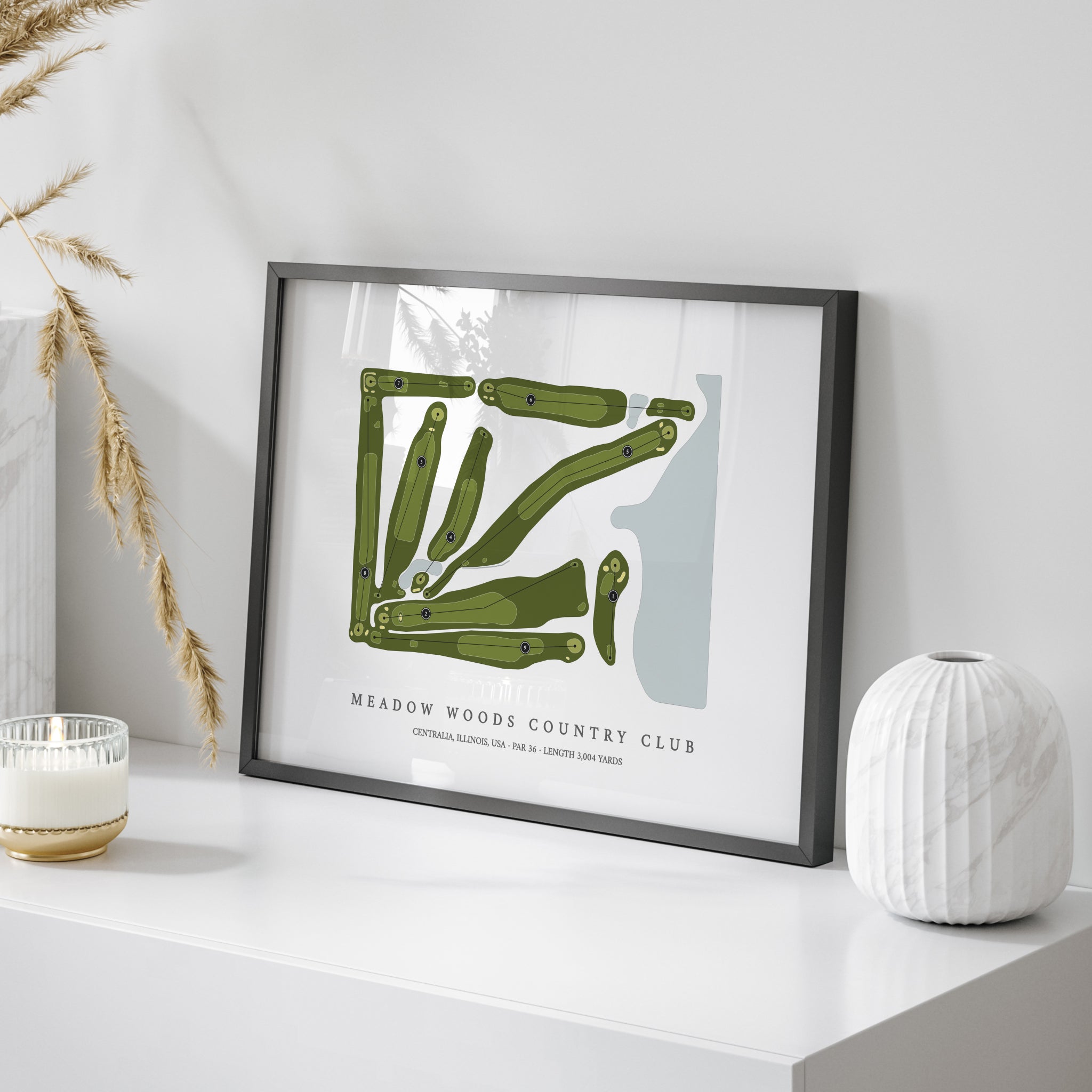 Meadow Woods Country Club | Golf Course Map | On+Table