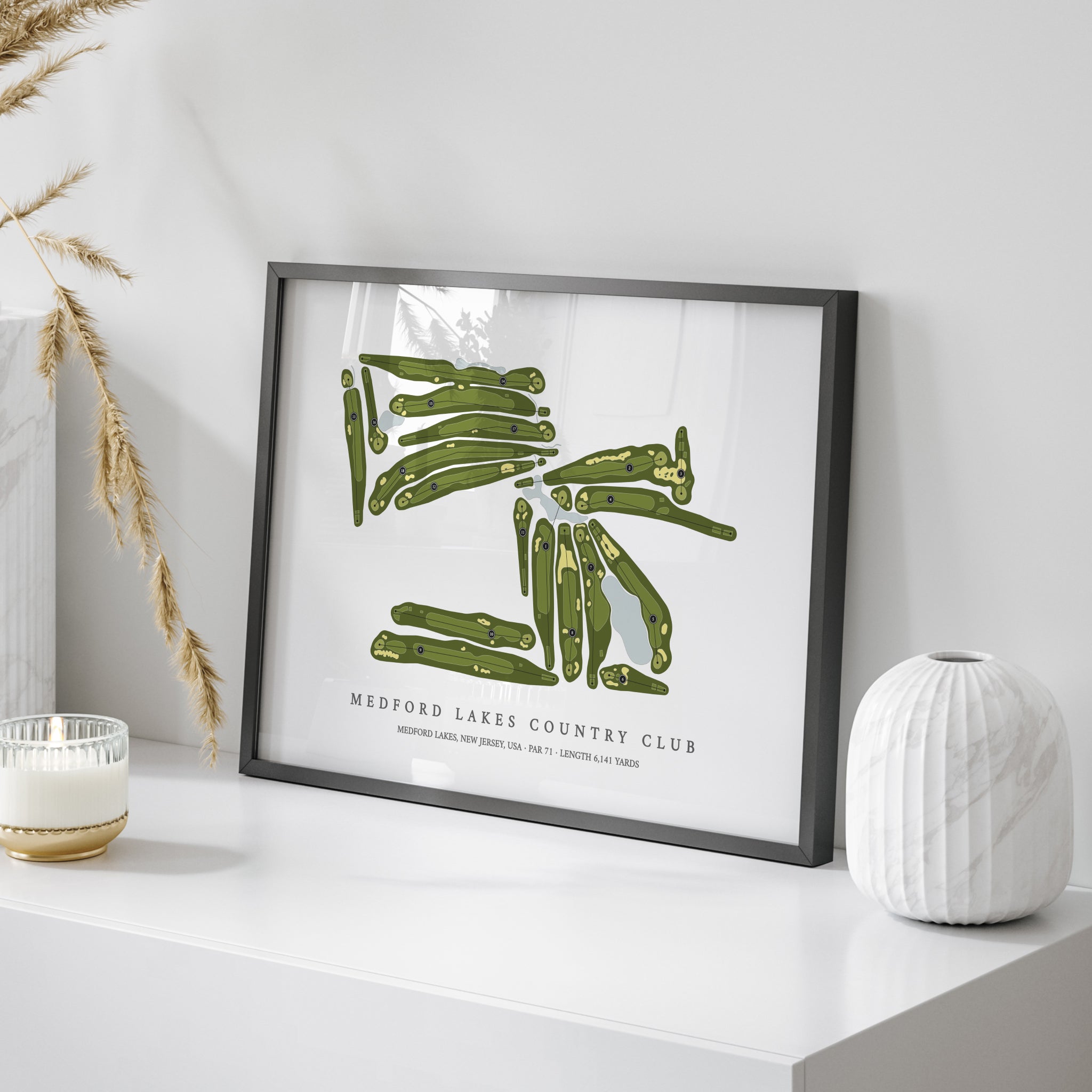 Medford Lakes Country Club | Golf Course Map | On+Table