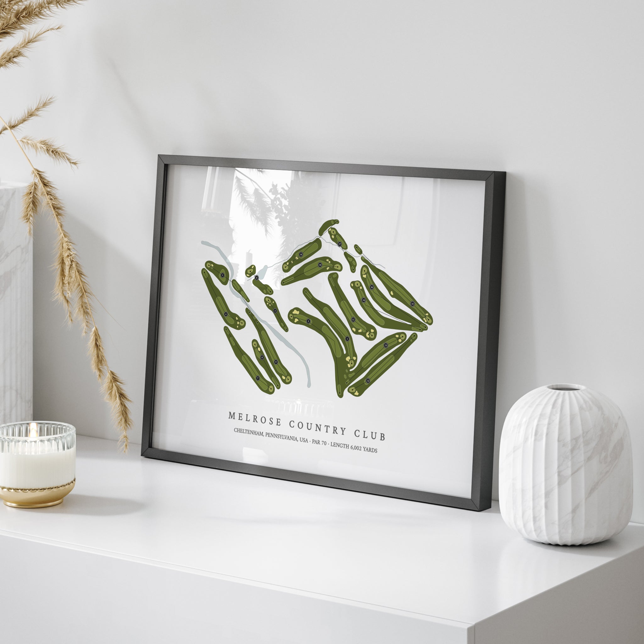 Melrose Country Club | Golf Course Map | On+Table