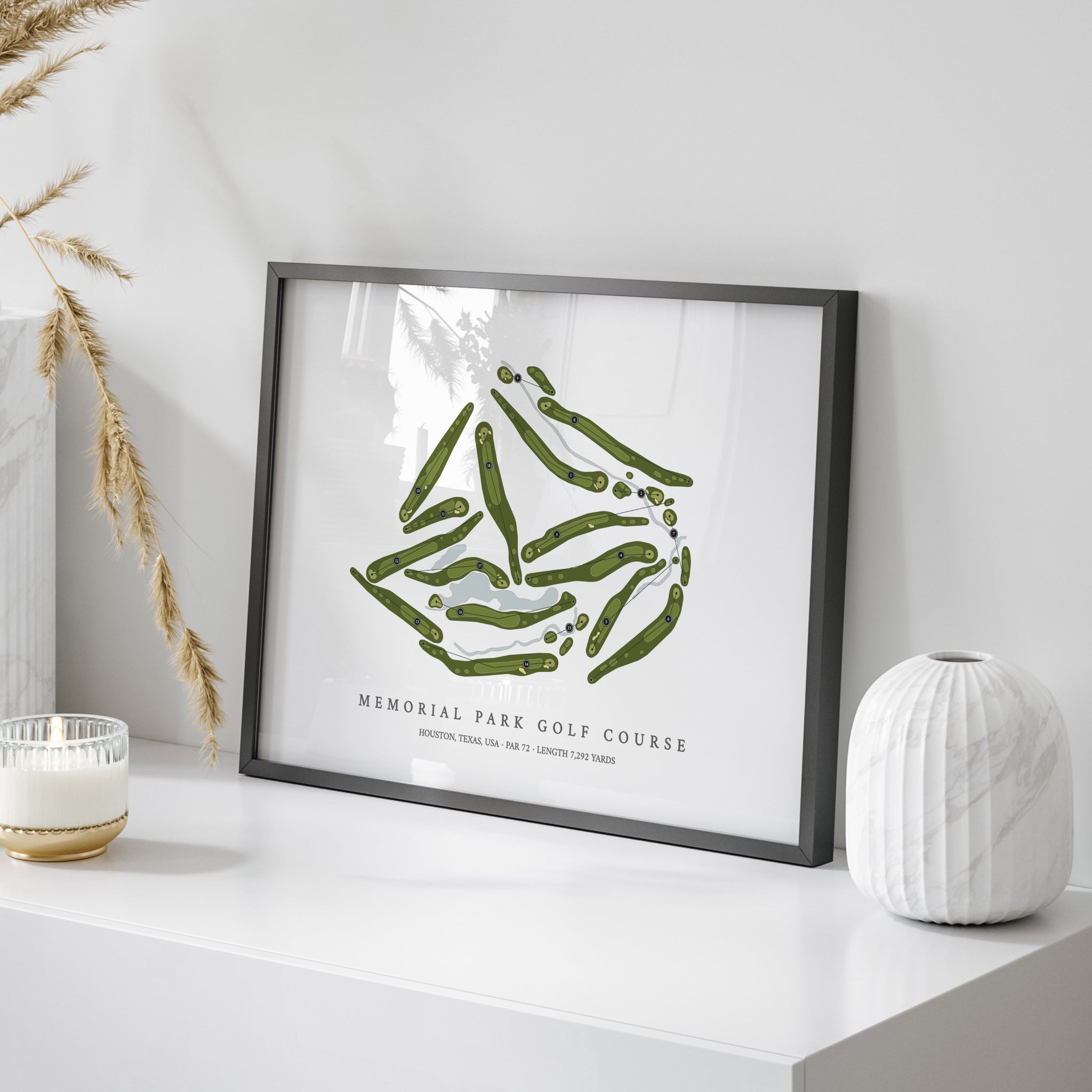 Memorial Park Golf Course | Golf Course Map | On+Table