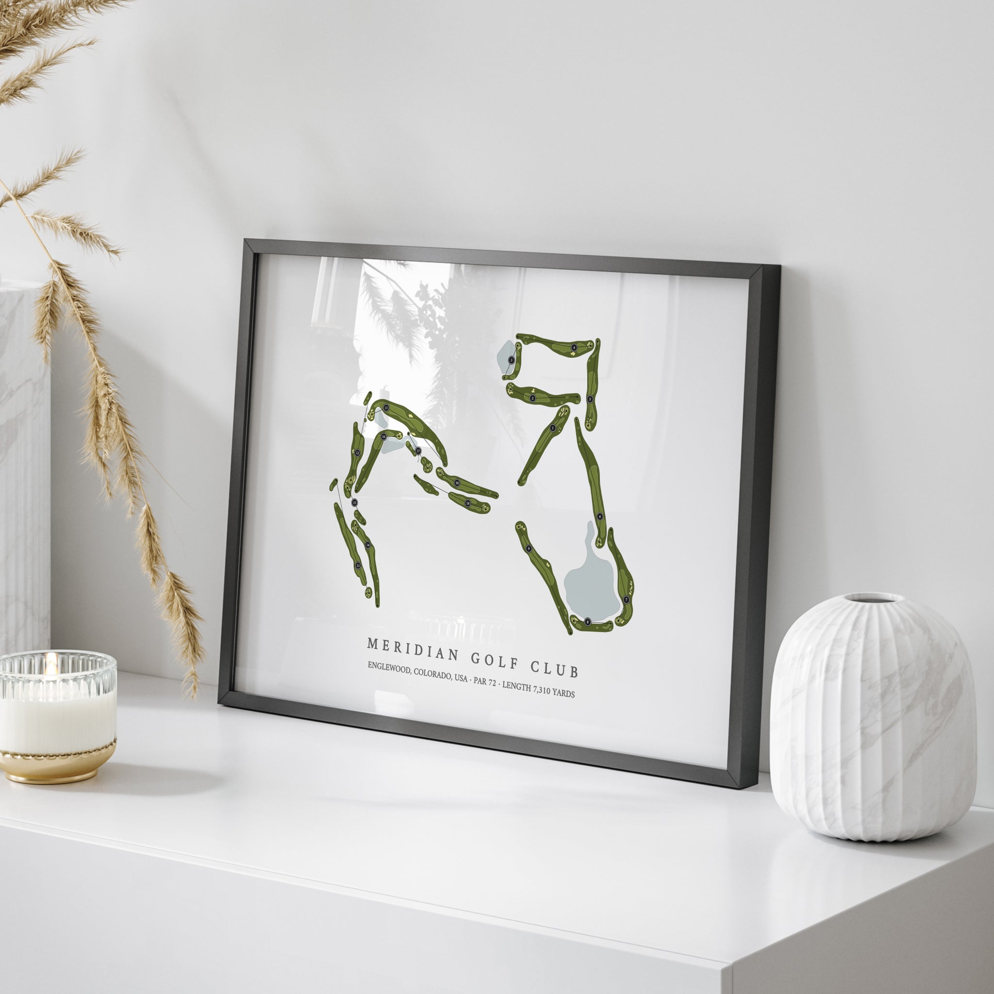 Meridian Golf Club | Golf Course Map | On Table