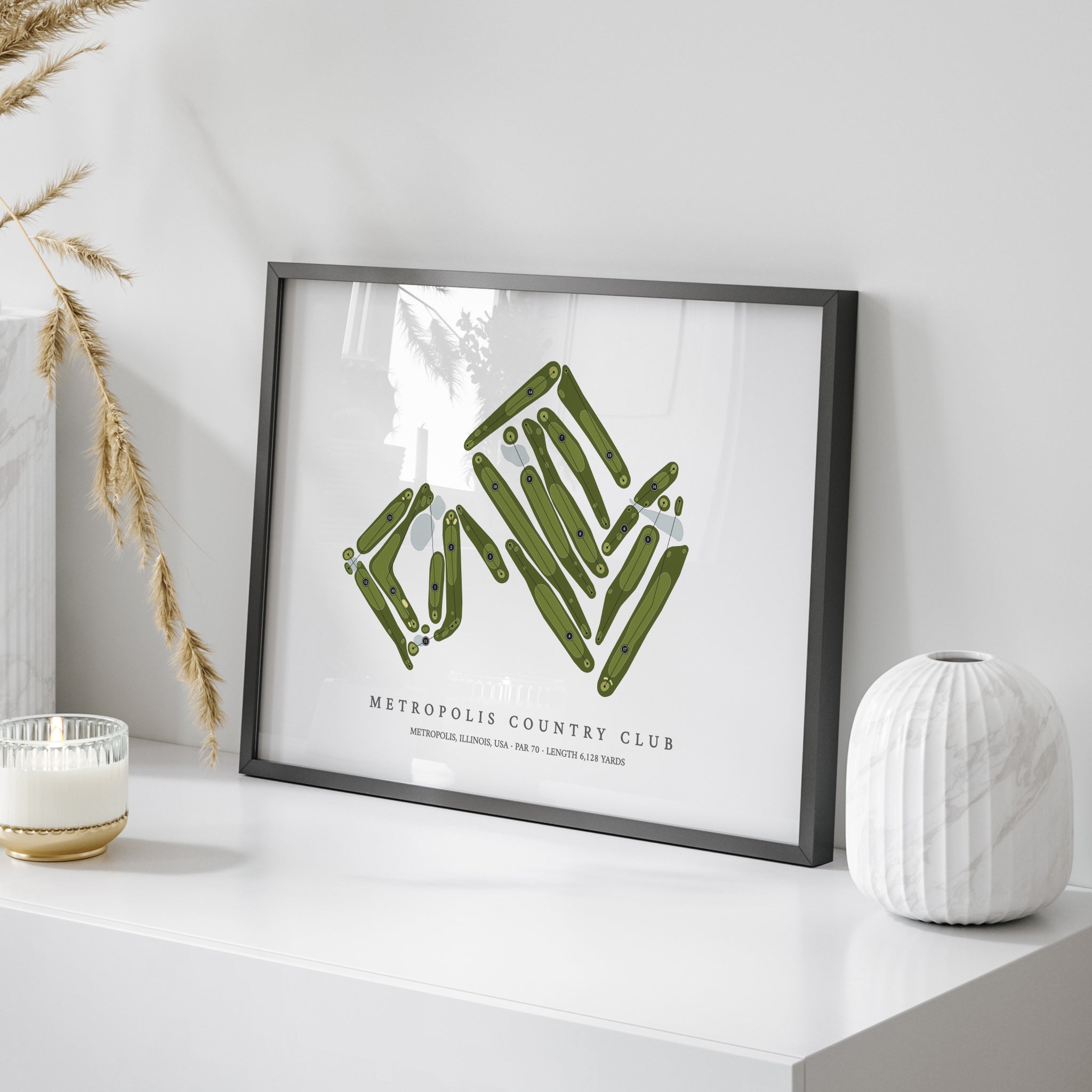 Metropolis Country Club | Golf Course Map | On+Table