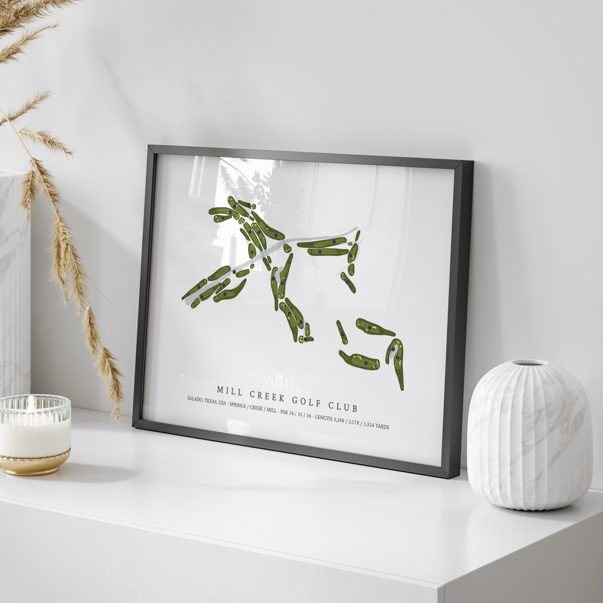 Mill Creek Golf Club | Golf Course Map | On Table