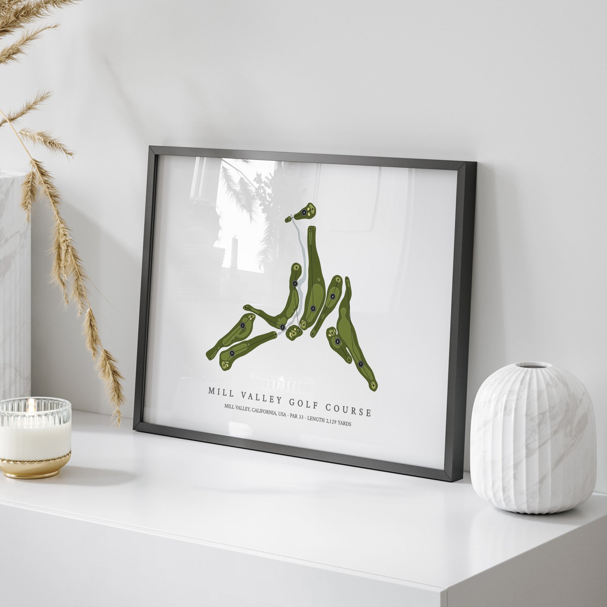 Mill Valley Golf Course | Golf Course Map | On Table