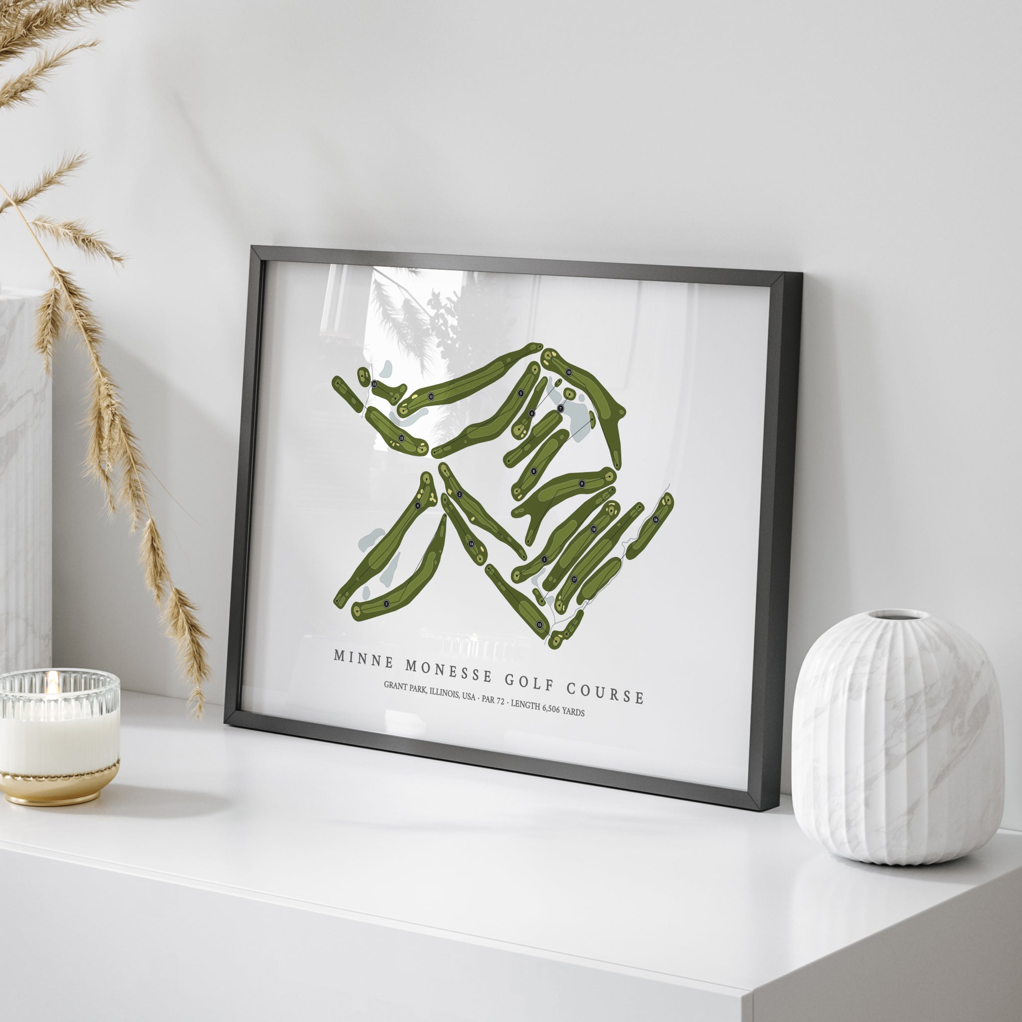 Minne Monesse Golf Course | Golf Course Map | On+Table