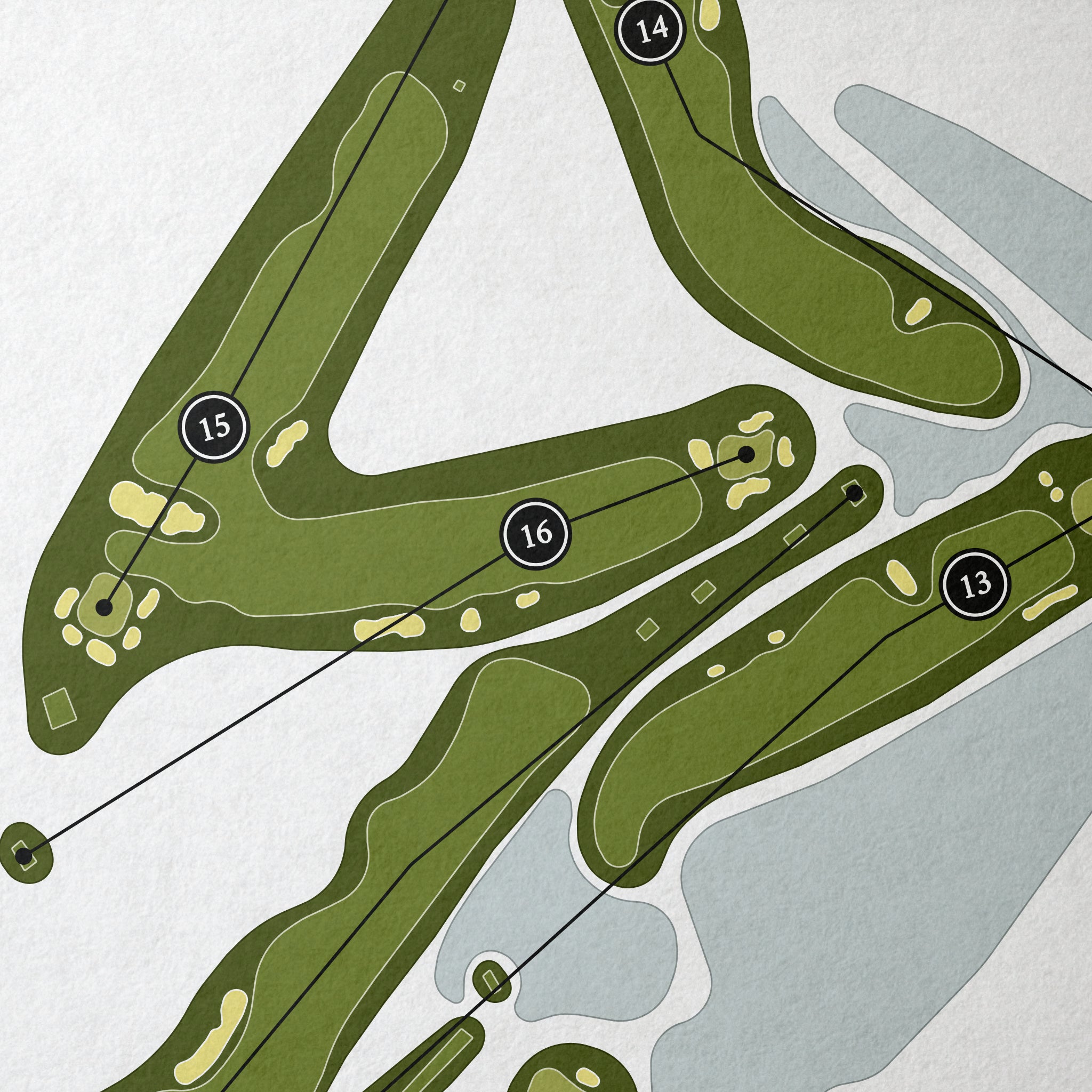 Misquamicut Club | Golf Course Map | Close+Up