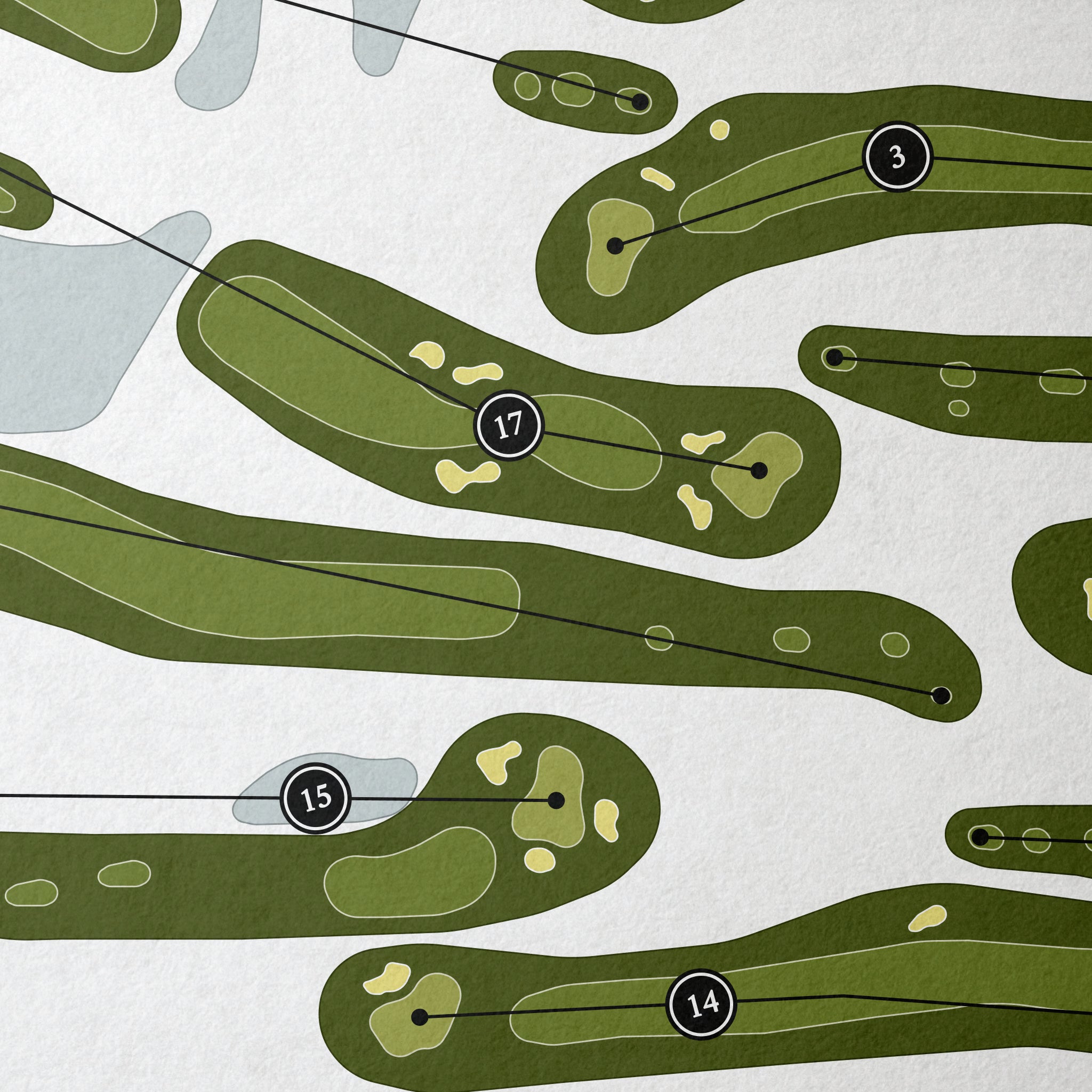 Mississippi State University Golf Club | Golf Course Map | Close+Up