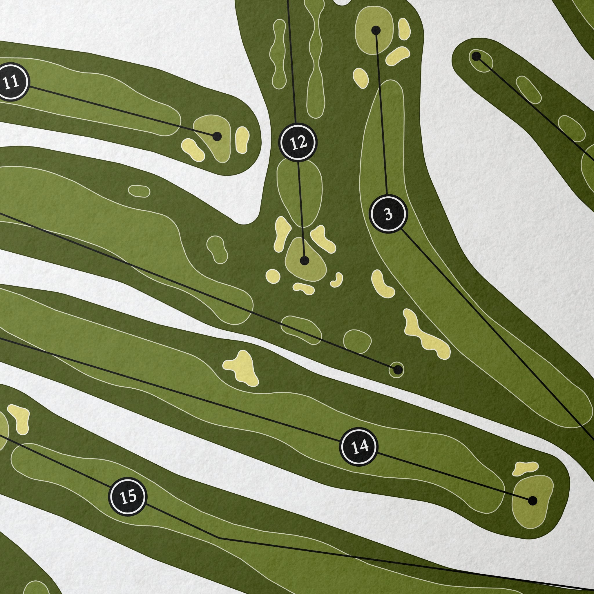 Missoula Country Club | Golf Course Map | Close Up