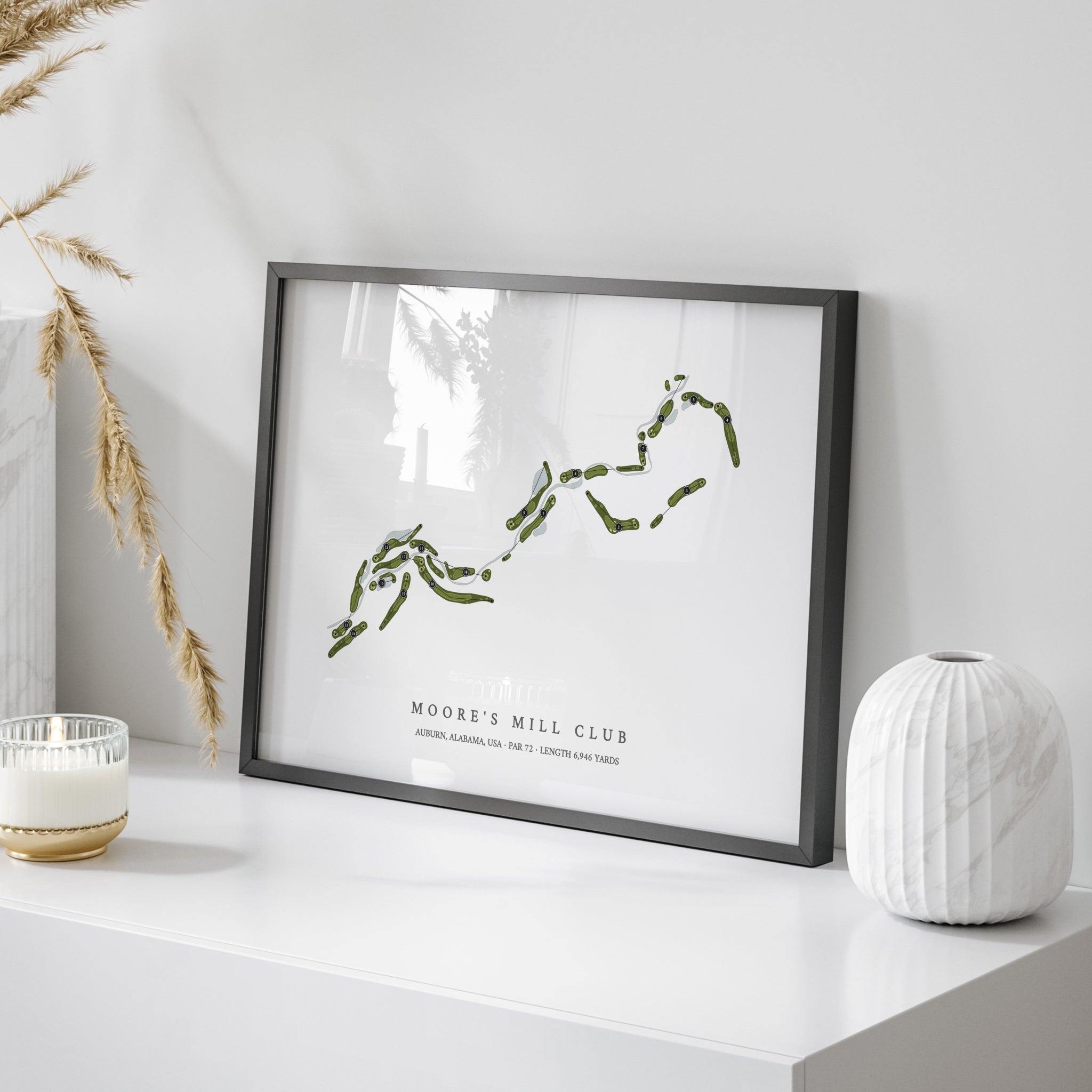 Moore's Mill Club | Golf Course Map | On Table