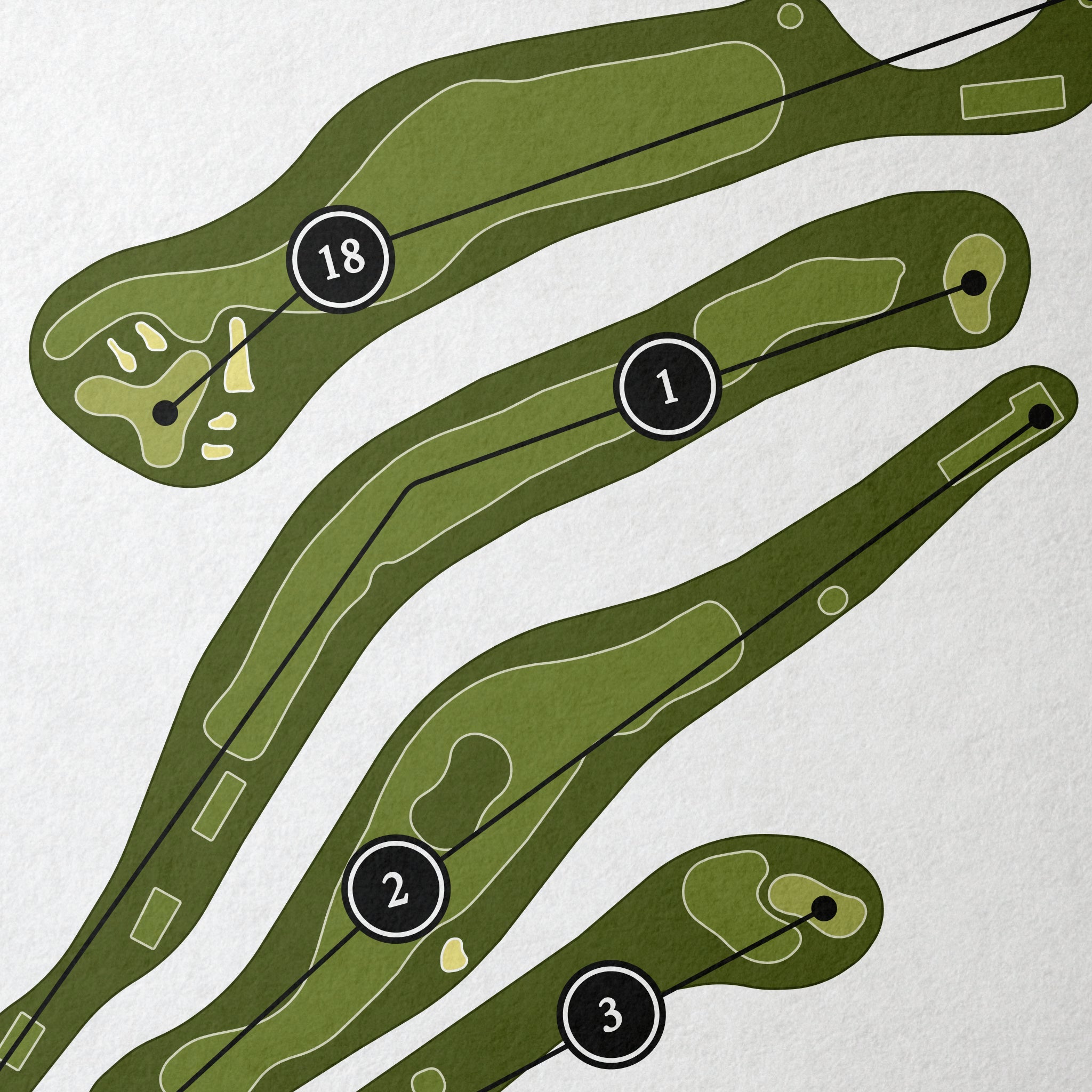 Morgan Hill Golf Course | Golf Course Map | Close Up