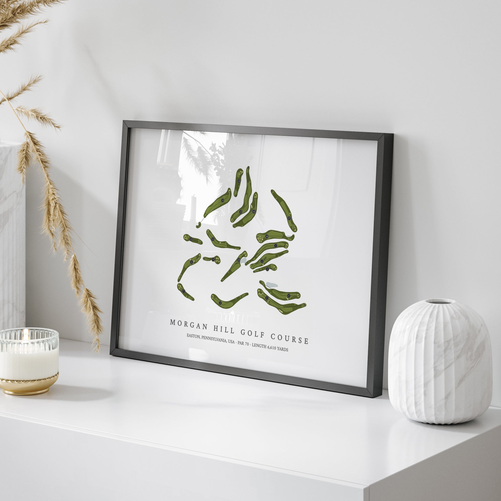 Morgan Hill Golf Course | Golf Course Map | On Table