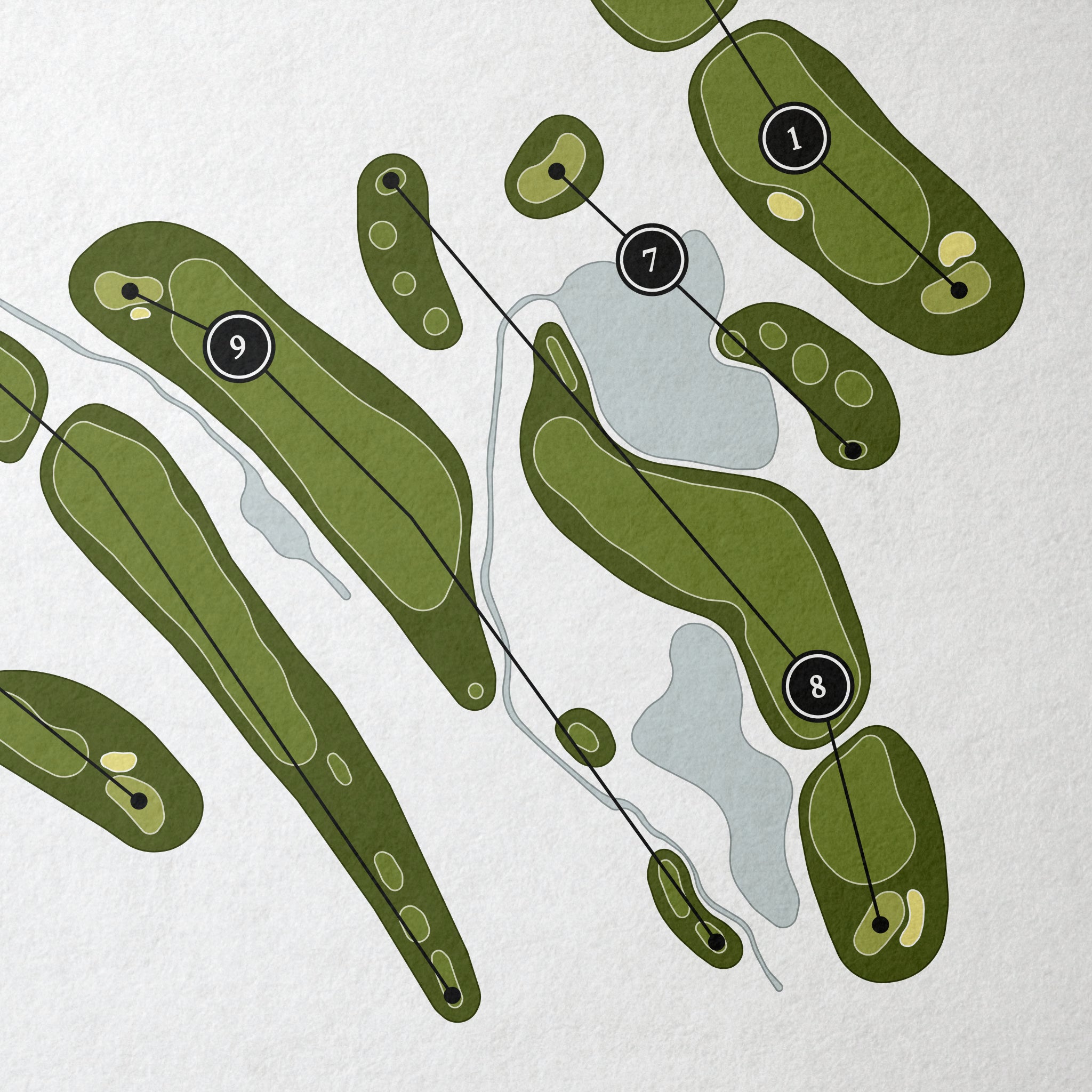 Mountain Harbour Golf Club | Golf Course Map | Close+Up