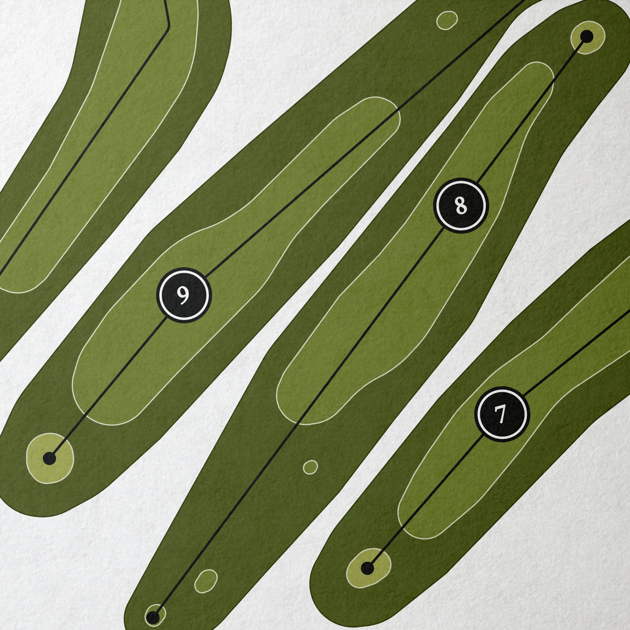 Mountain View Country Club | Golf Course Map | Close+Up