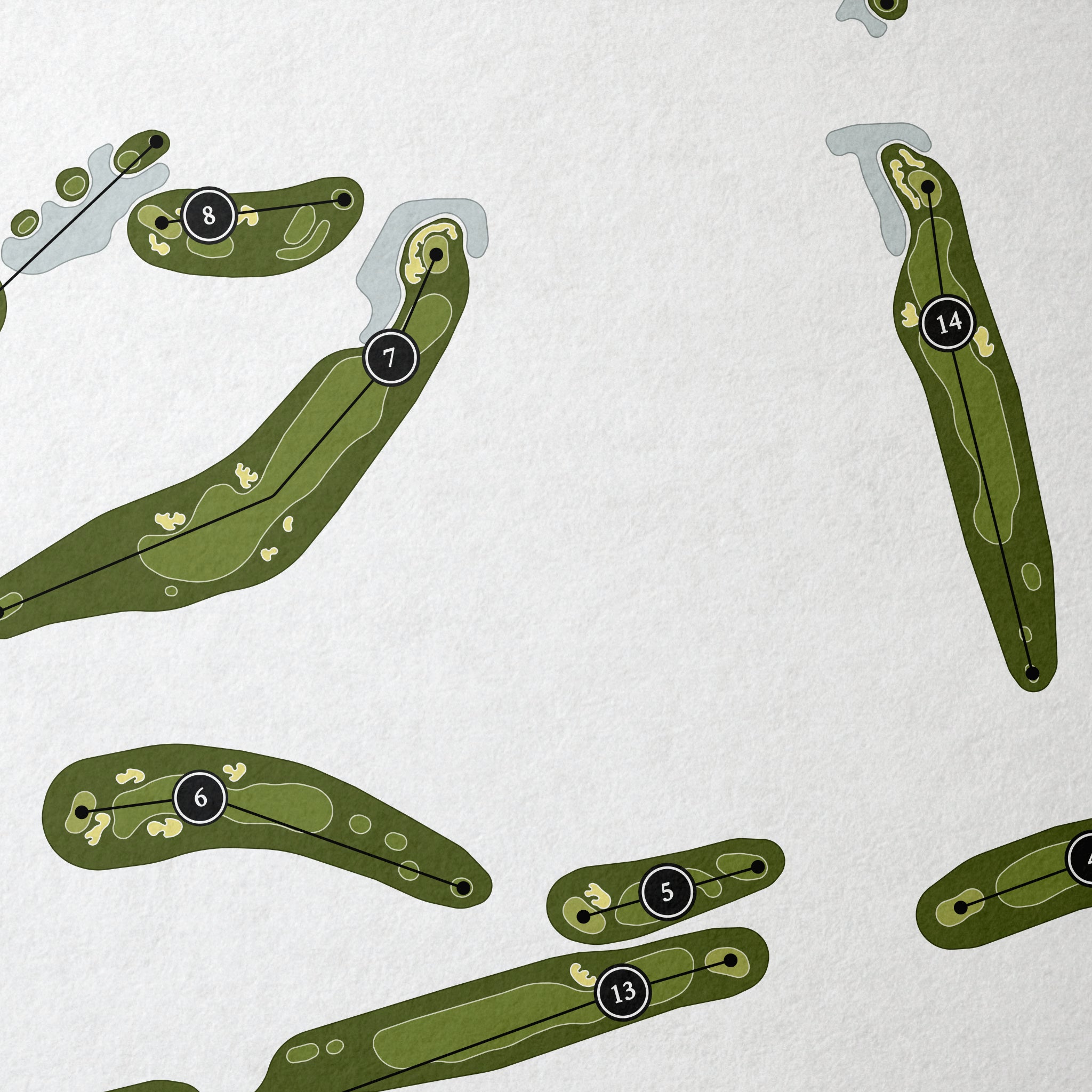 Mountain Vista Golf Club - San Gorgonio Course | Golf Course Map | Close+Up