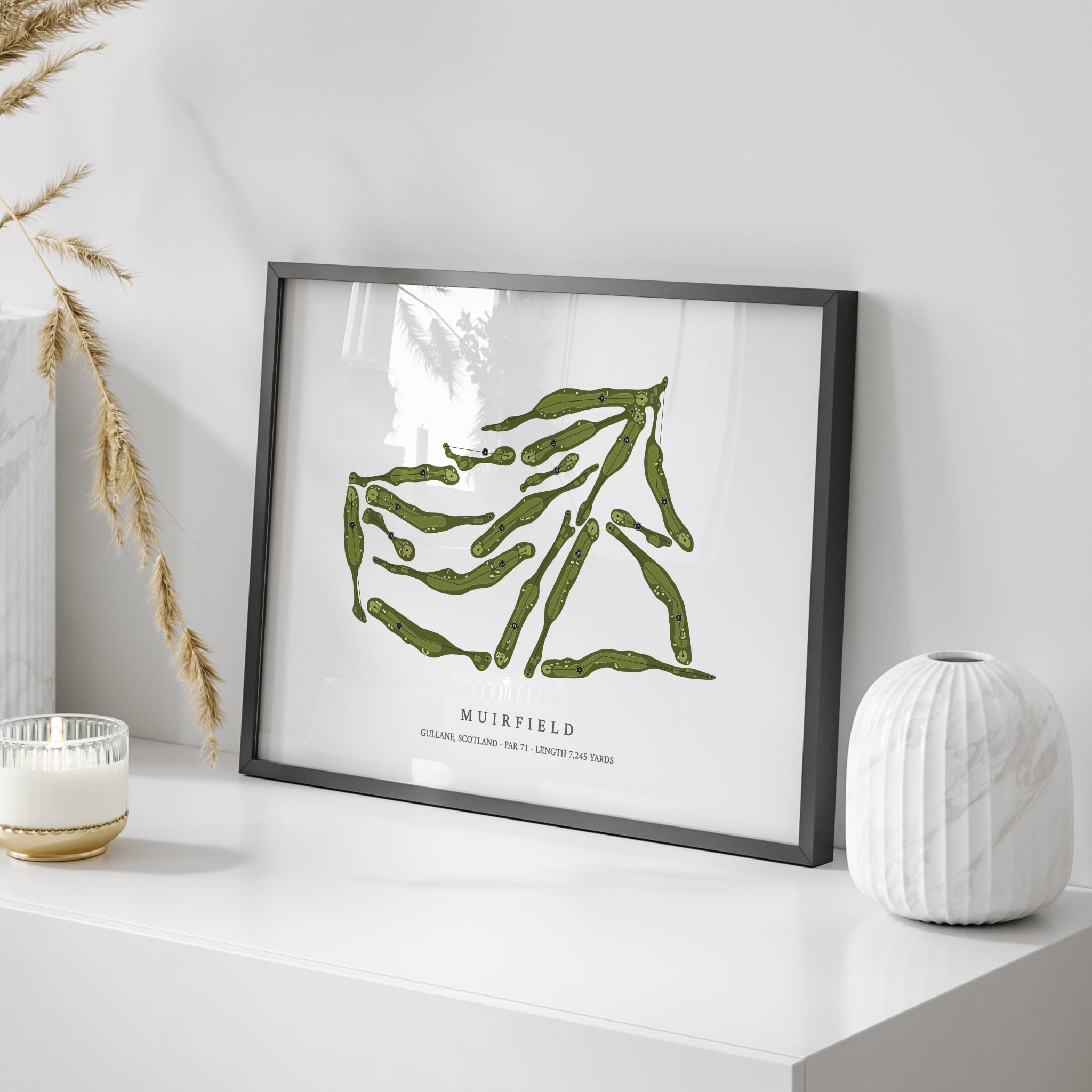 Muirfield | Golf Course Map | On Table