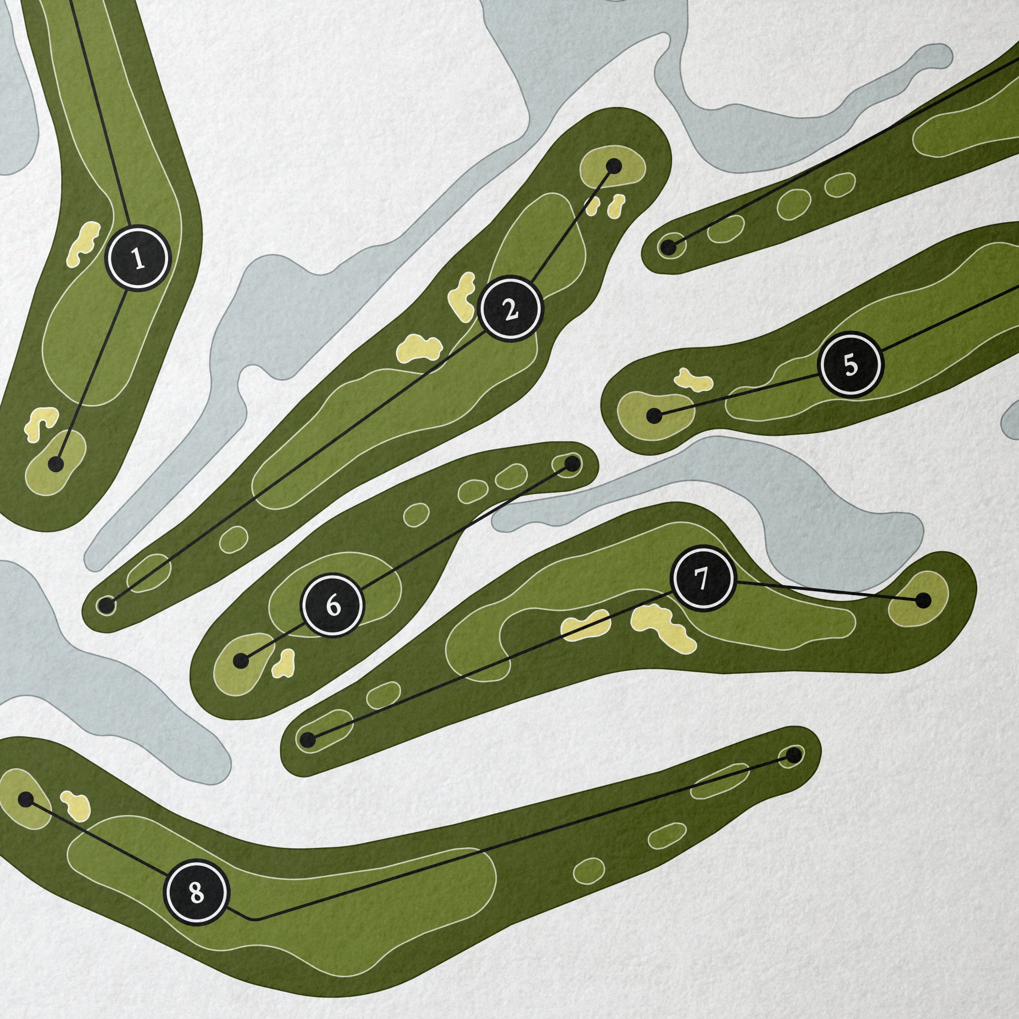 Myrtlewood Golf Club - Pinehills Course | Golf Course Map | Close+Up