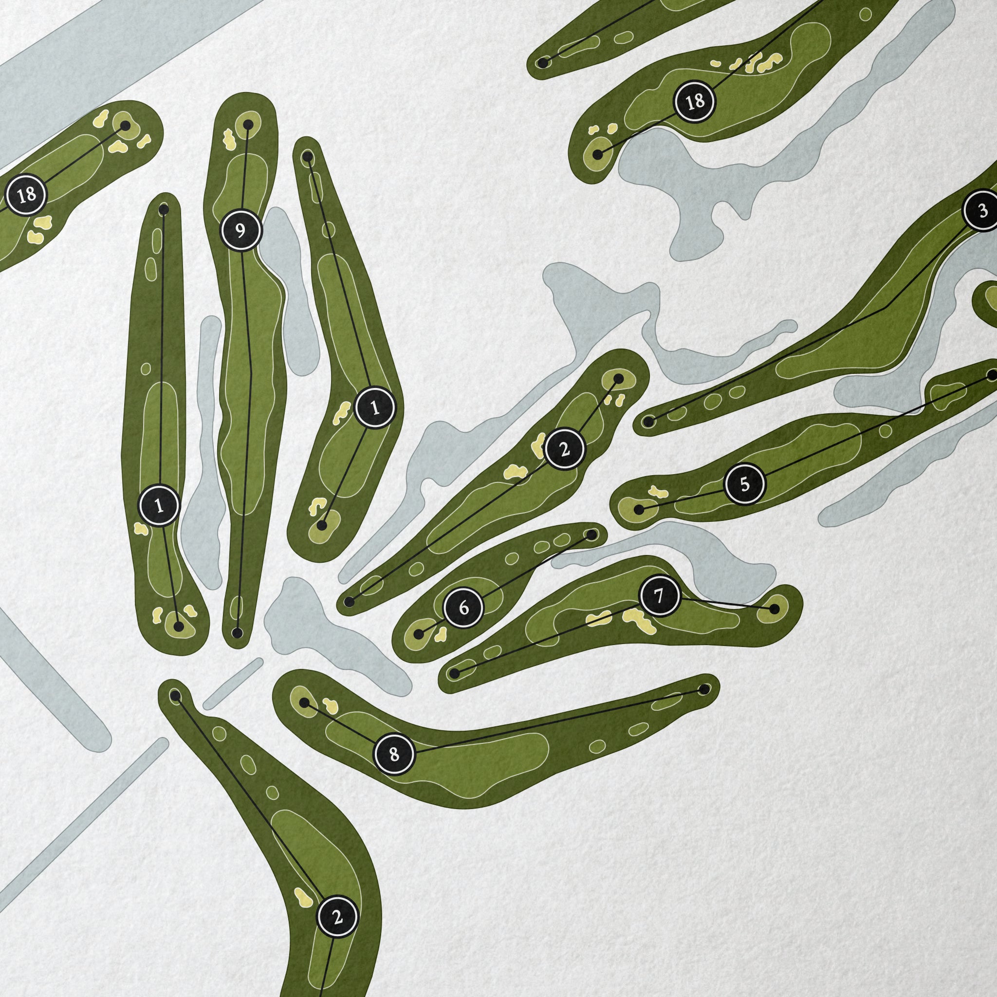 Myrtlewood Golf Club | Golf Course Map | Close+Up