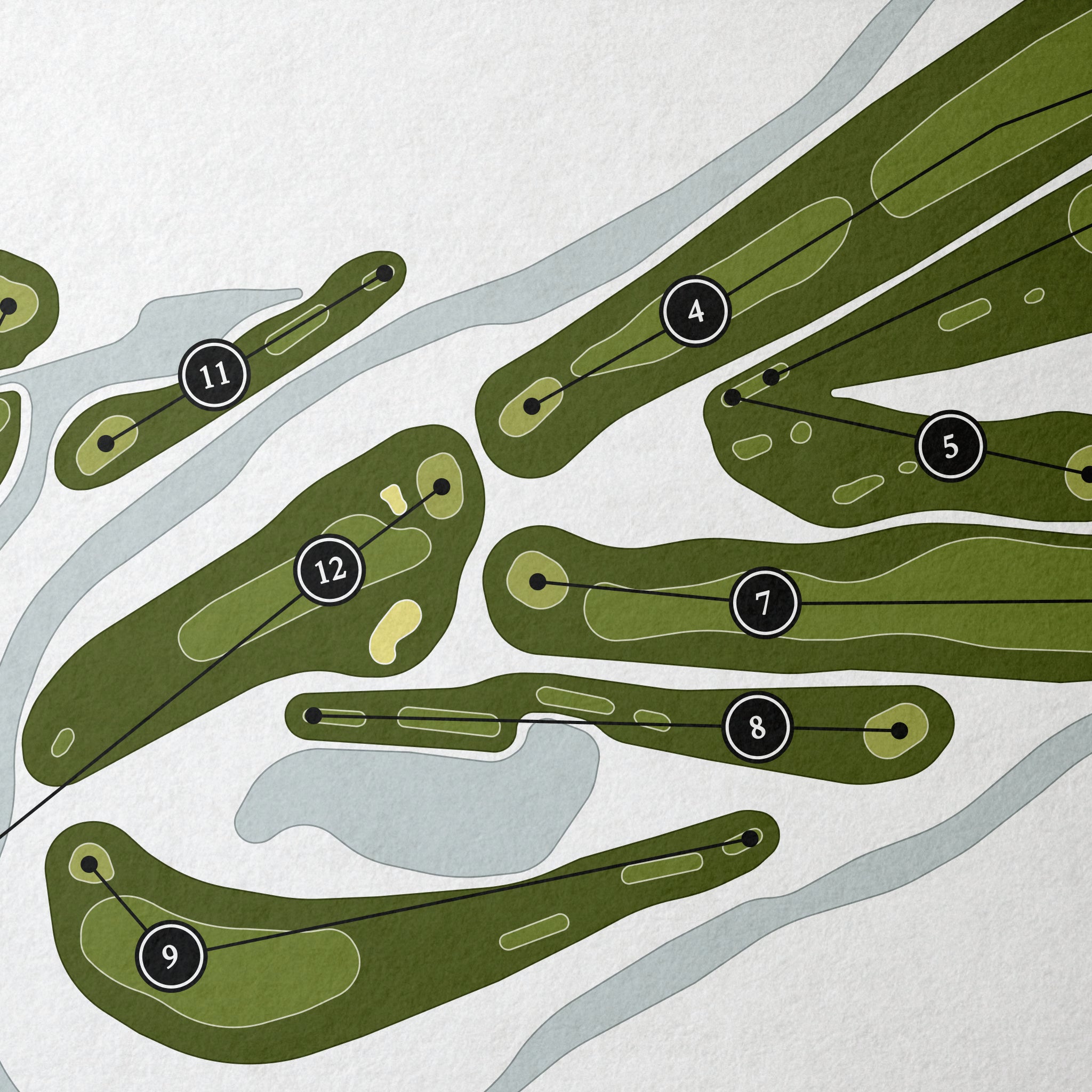 Nashville National Golf Links | Golf Course Map | Close+Up