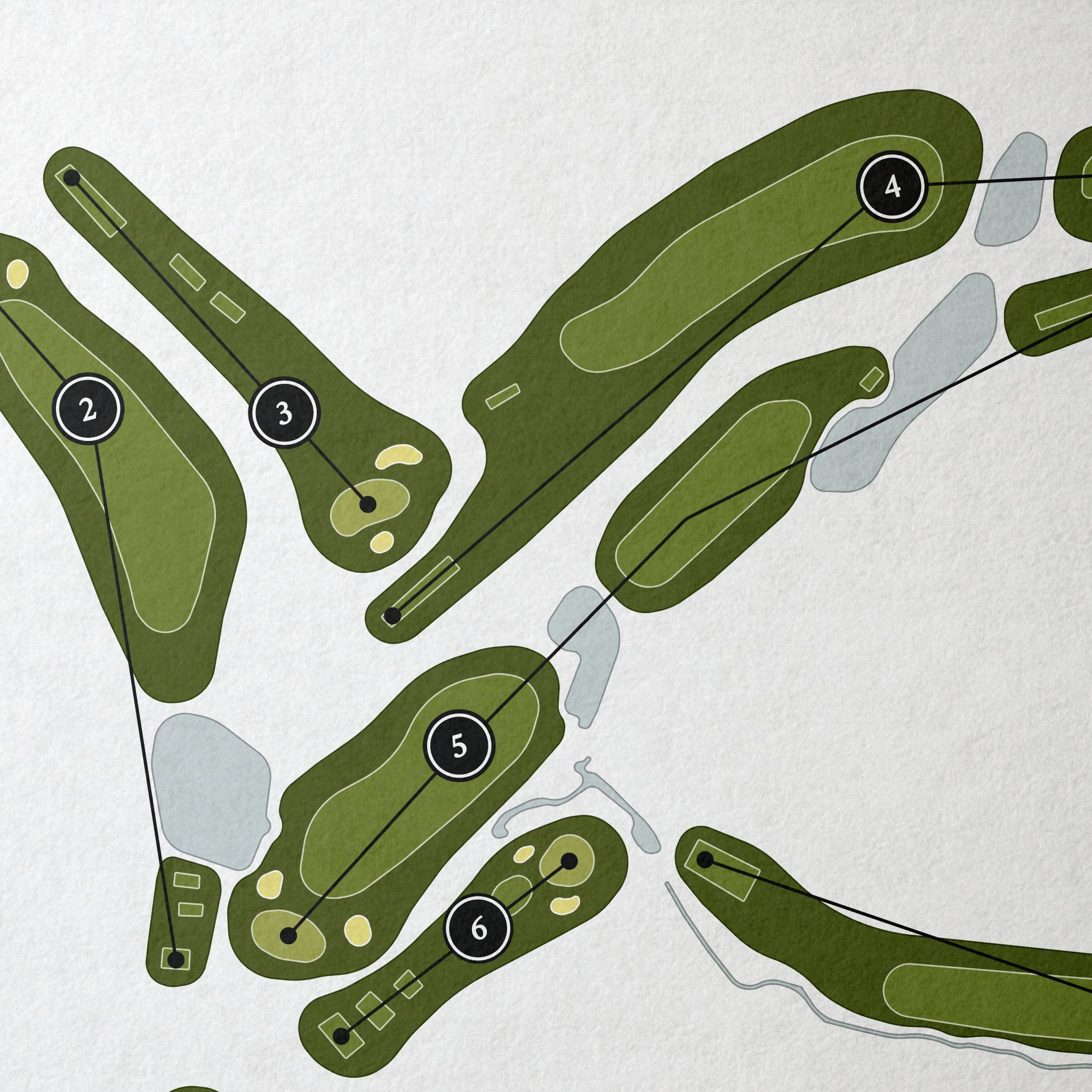 National Golf Club | Golf Course Map | Close+Up
