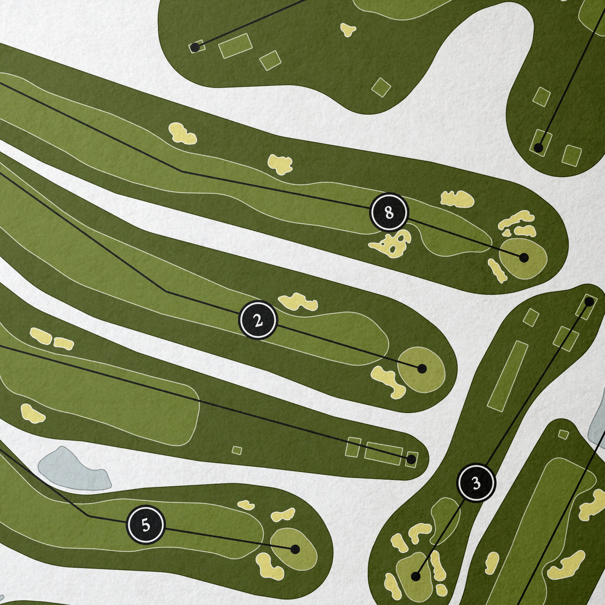 Navesink Country Club | Golf Course Map | Close+Up