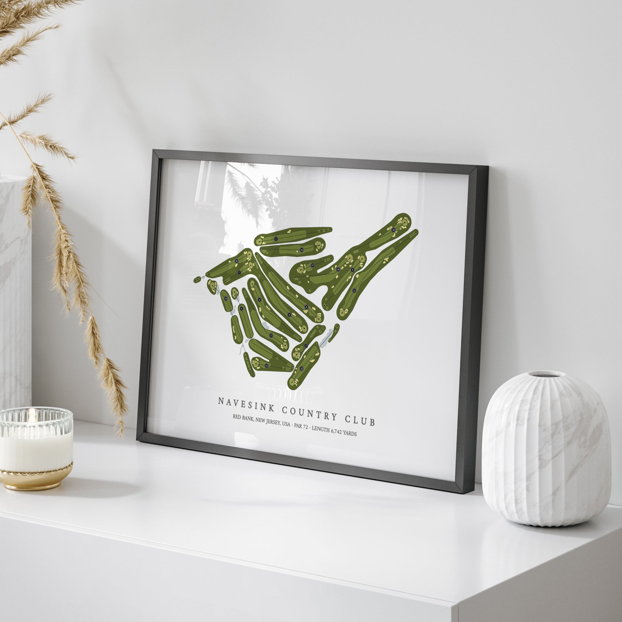 Navesink Country Club | Golf Course Map | On+Table