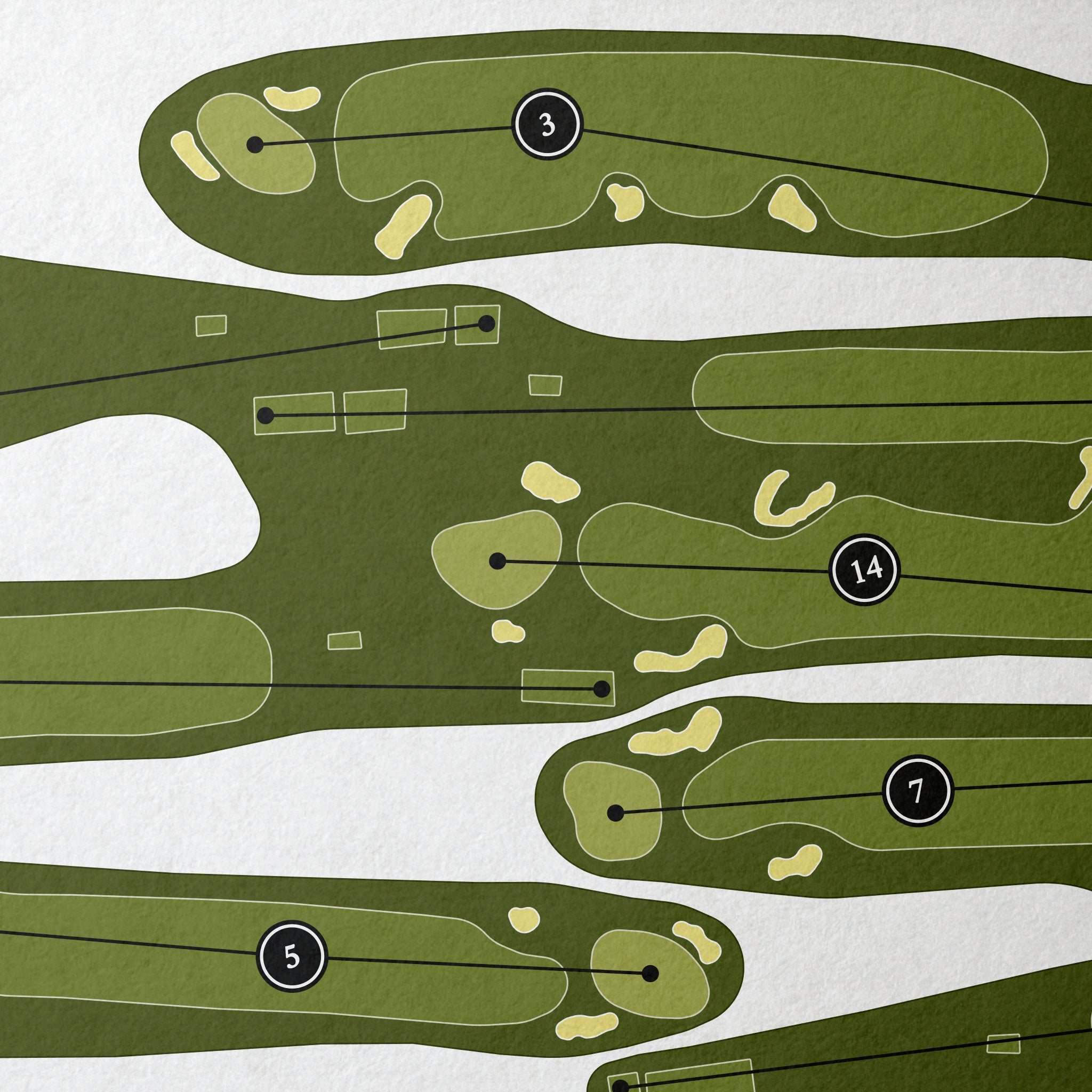 New Haven Country Club | Golf Course Map | Close+Up