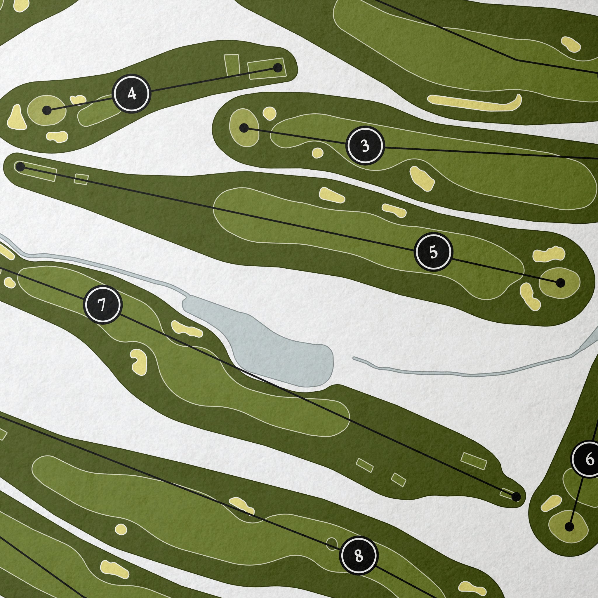 Newton Country Club | Golf Course Map | Close+Up