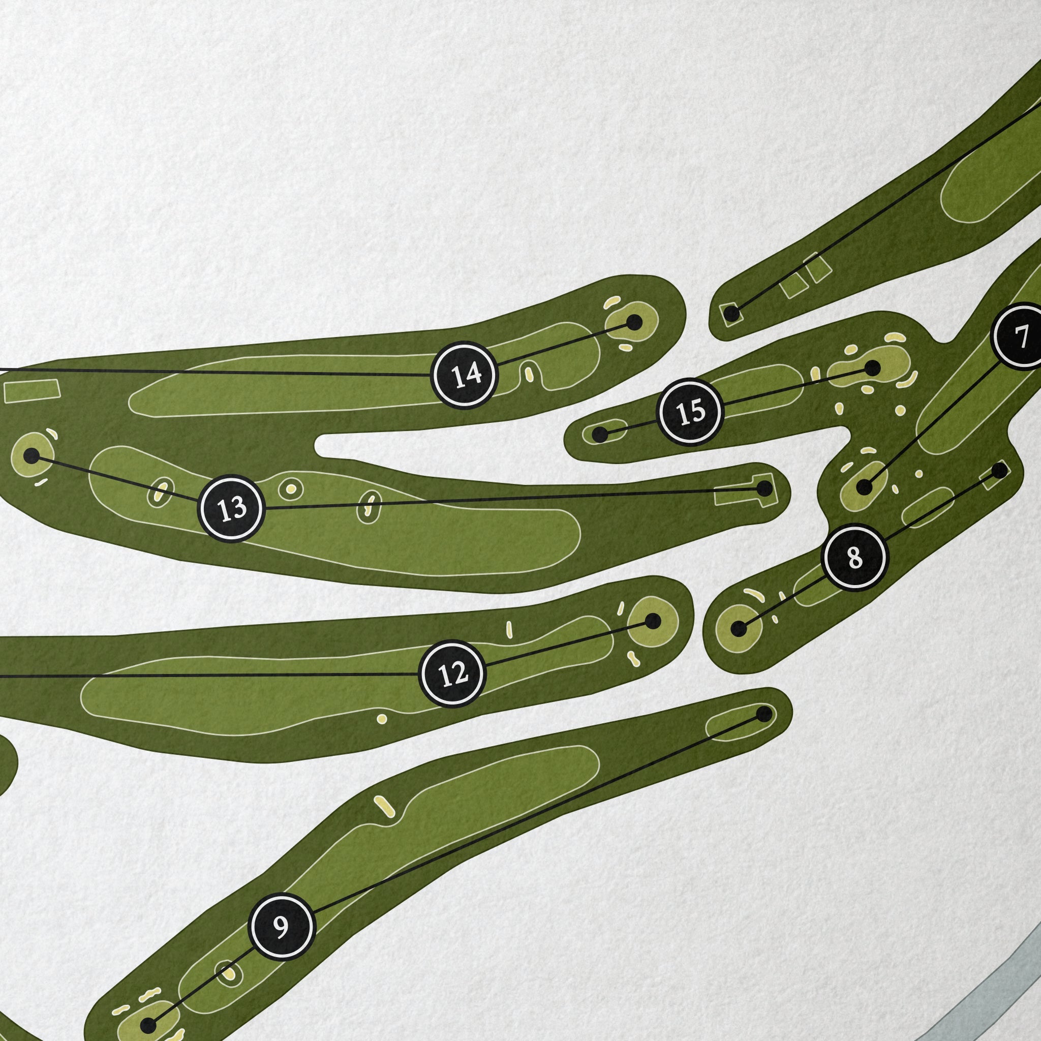 Newtonmore Golf Club | Golf Course Map | Close Up