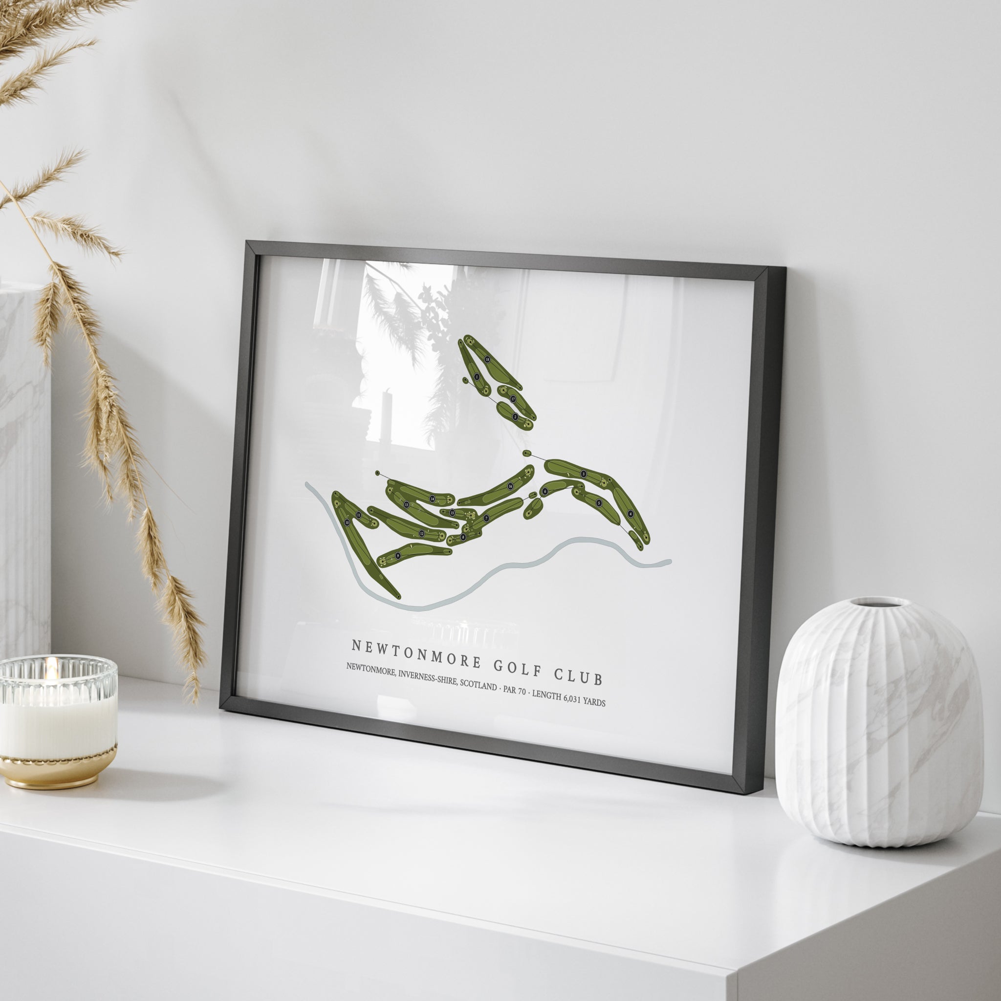 Newtonmore Golf Club | Golf Course Map | On Table