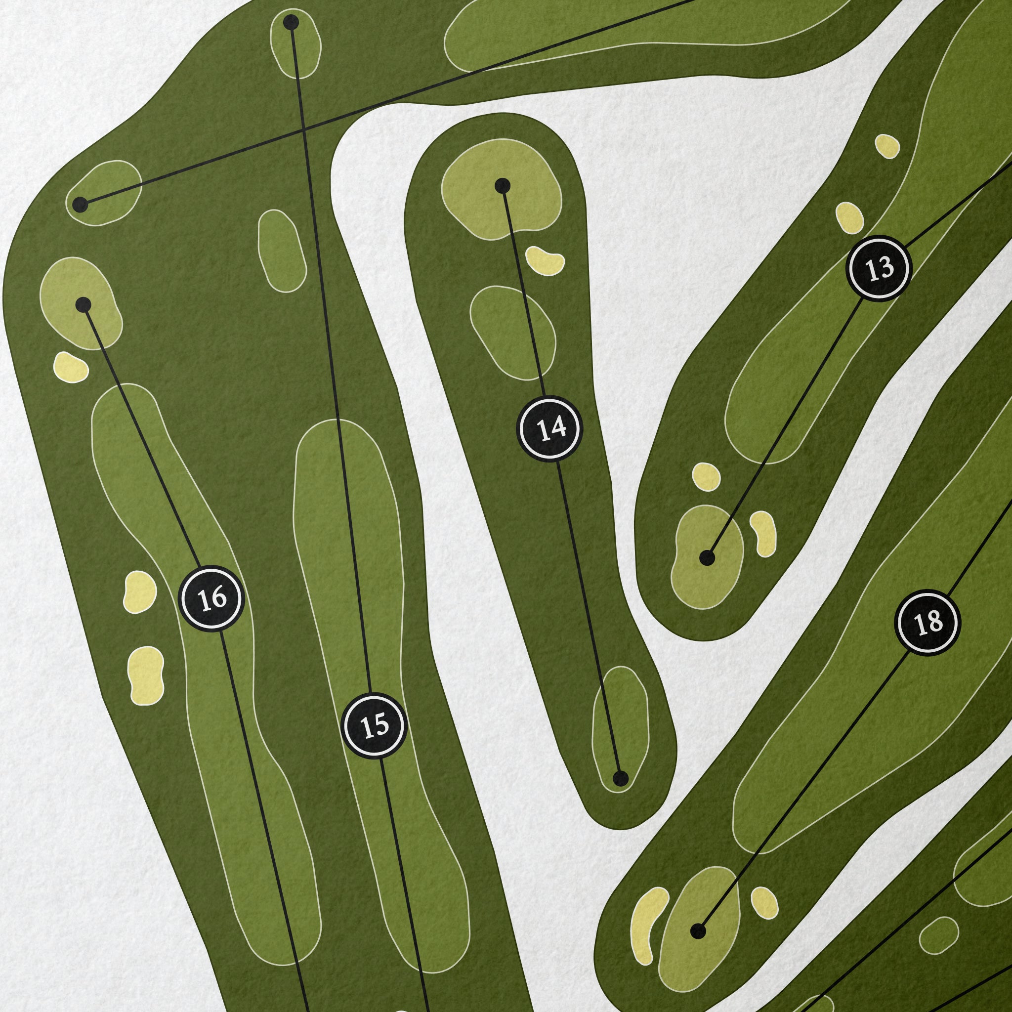 Ngaruawahia Golf Club | Golf Course Map | Close Up