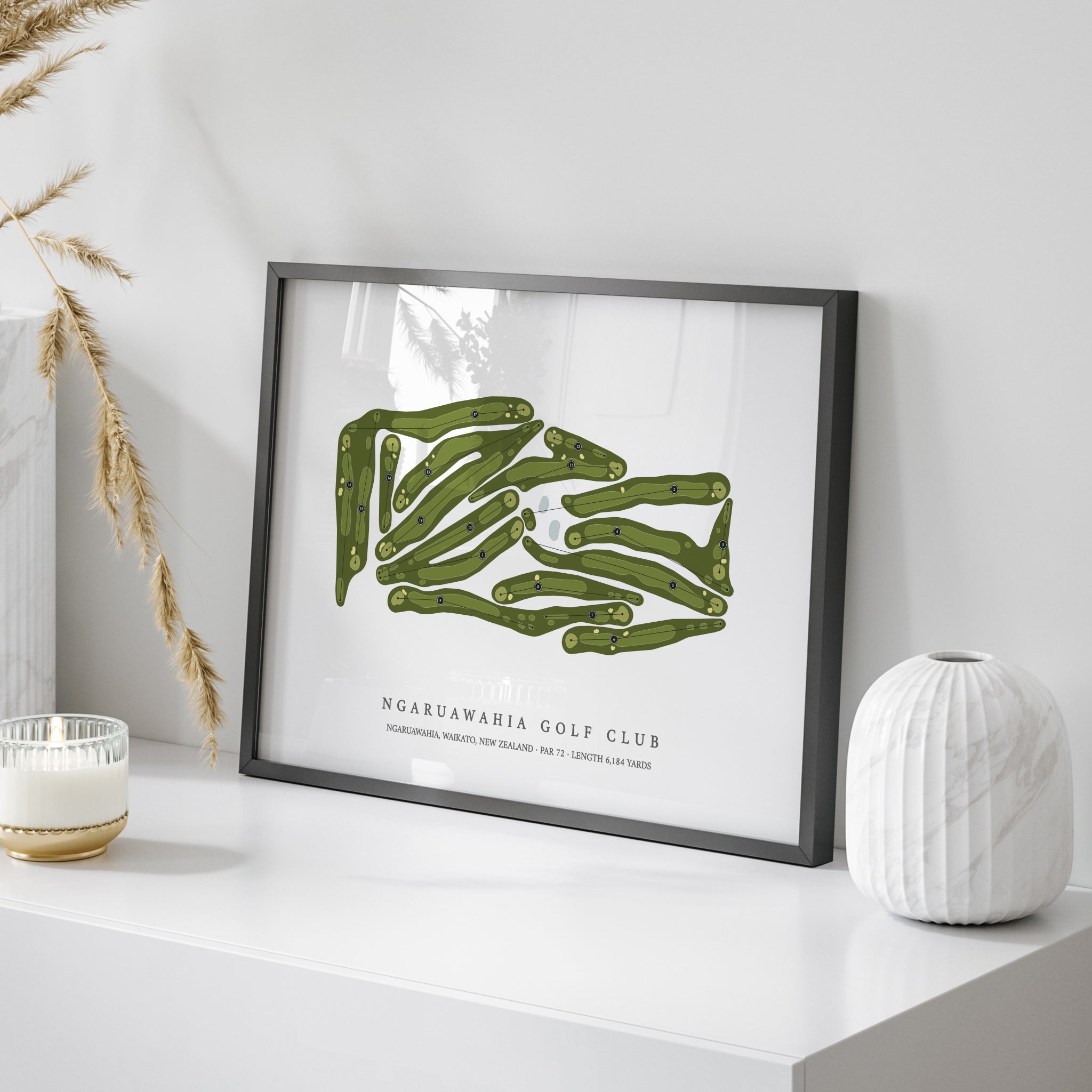 Ngaruawahia Golf Club | Golf Course Map | On Table