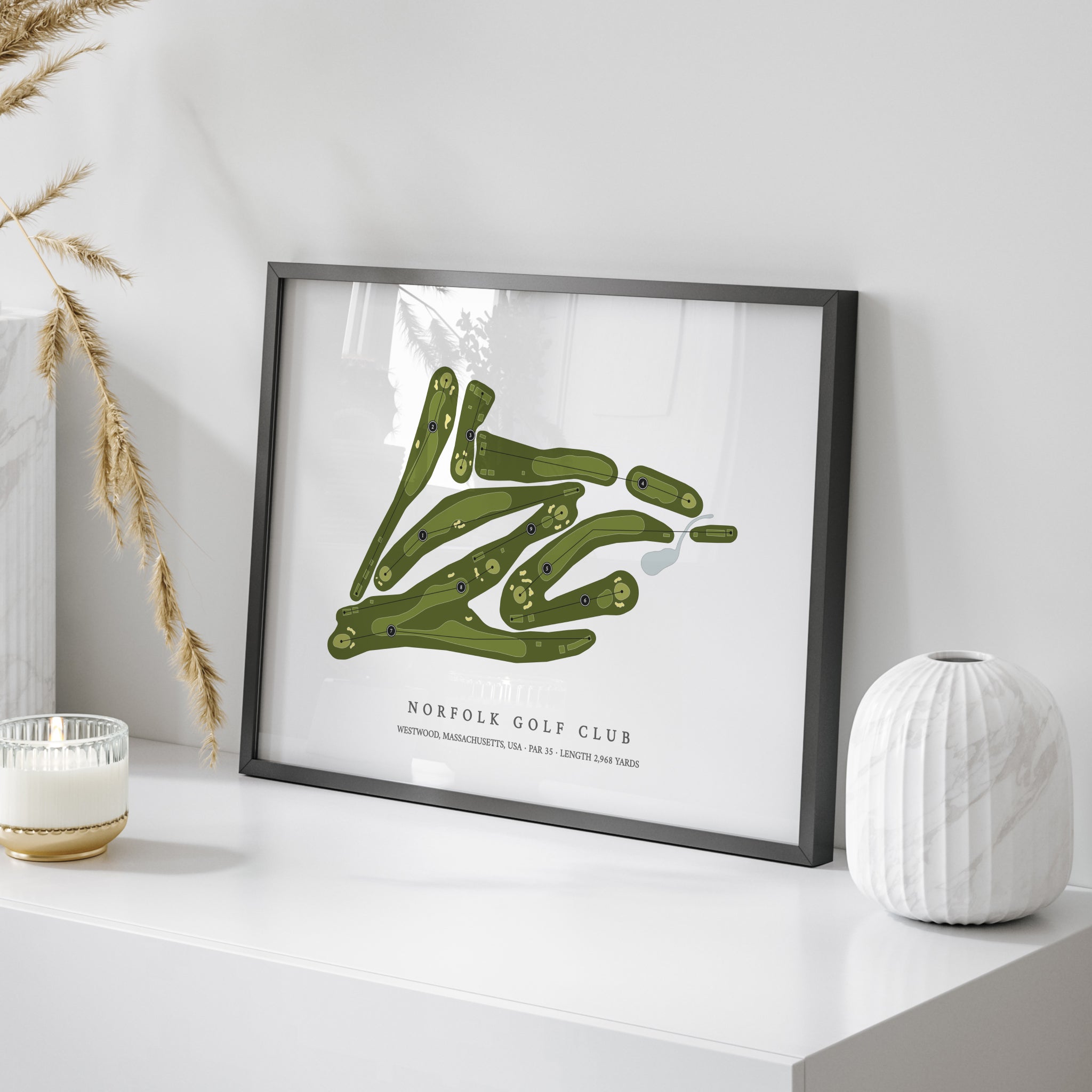 Norfolk Golf Club | Golf Course Map | On+Table