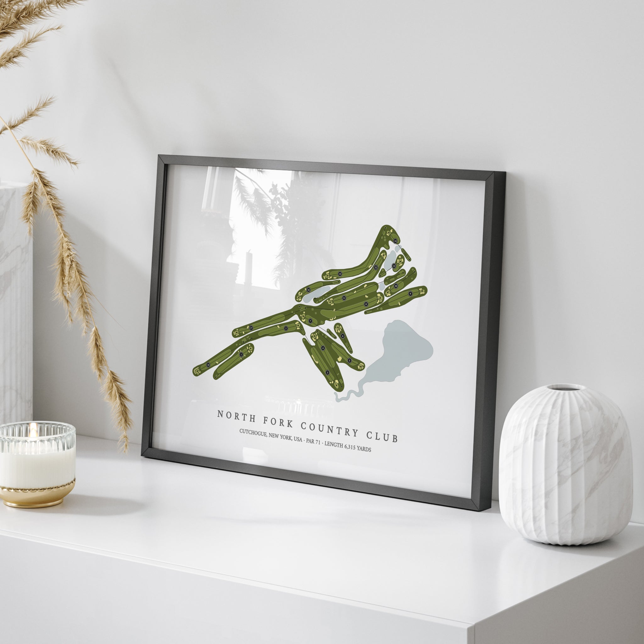 North Fork Country Club | Golf Course Map | On+Table