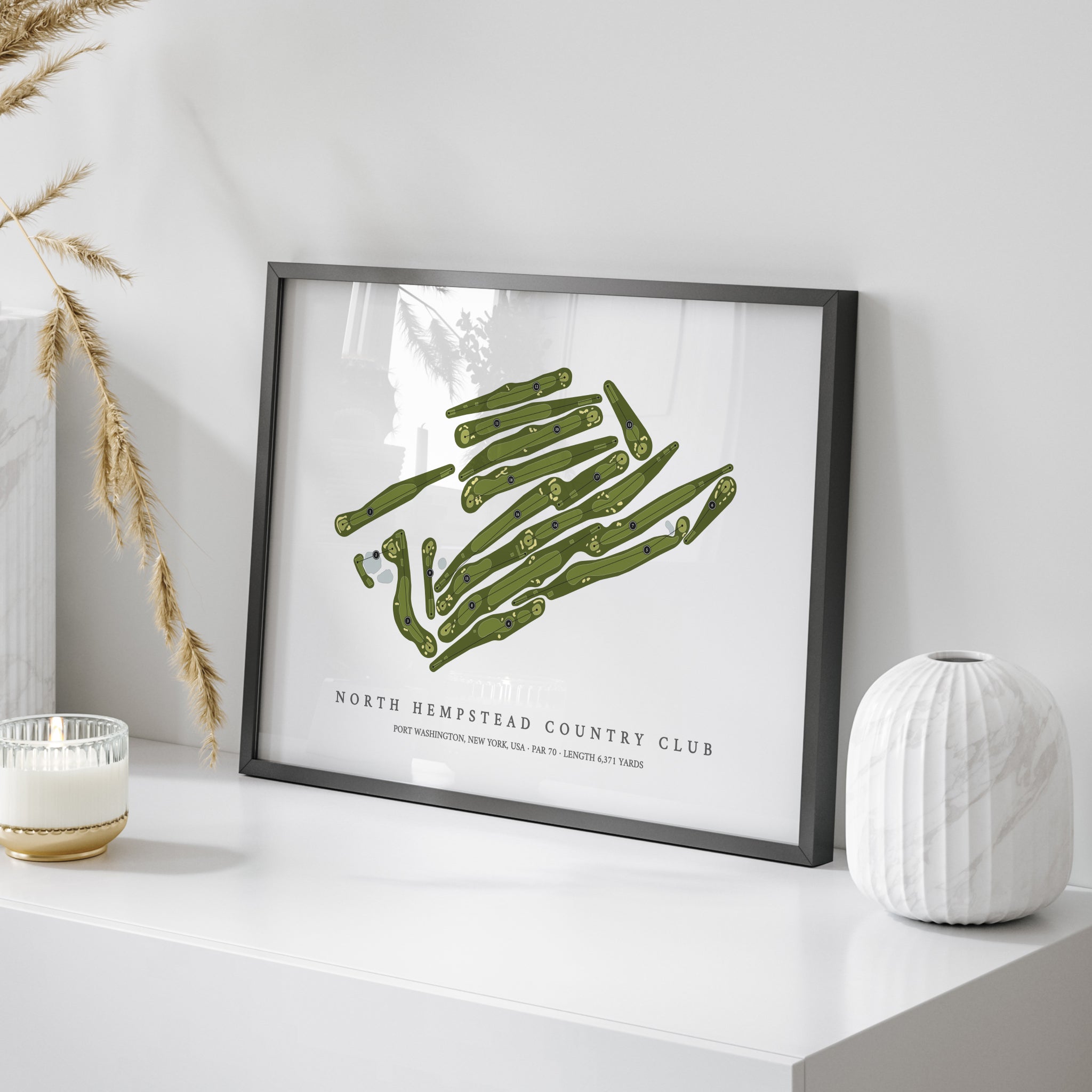 North Hempstead Country Club | Golf Course Map | On Table
