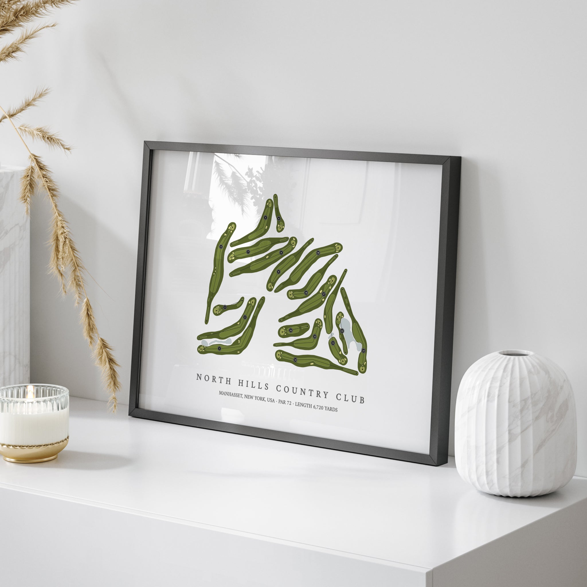 North Hills Country Club | Golf Course Map | On Table